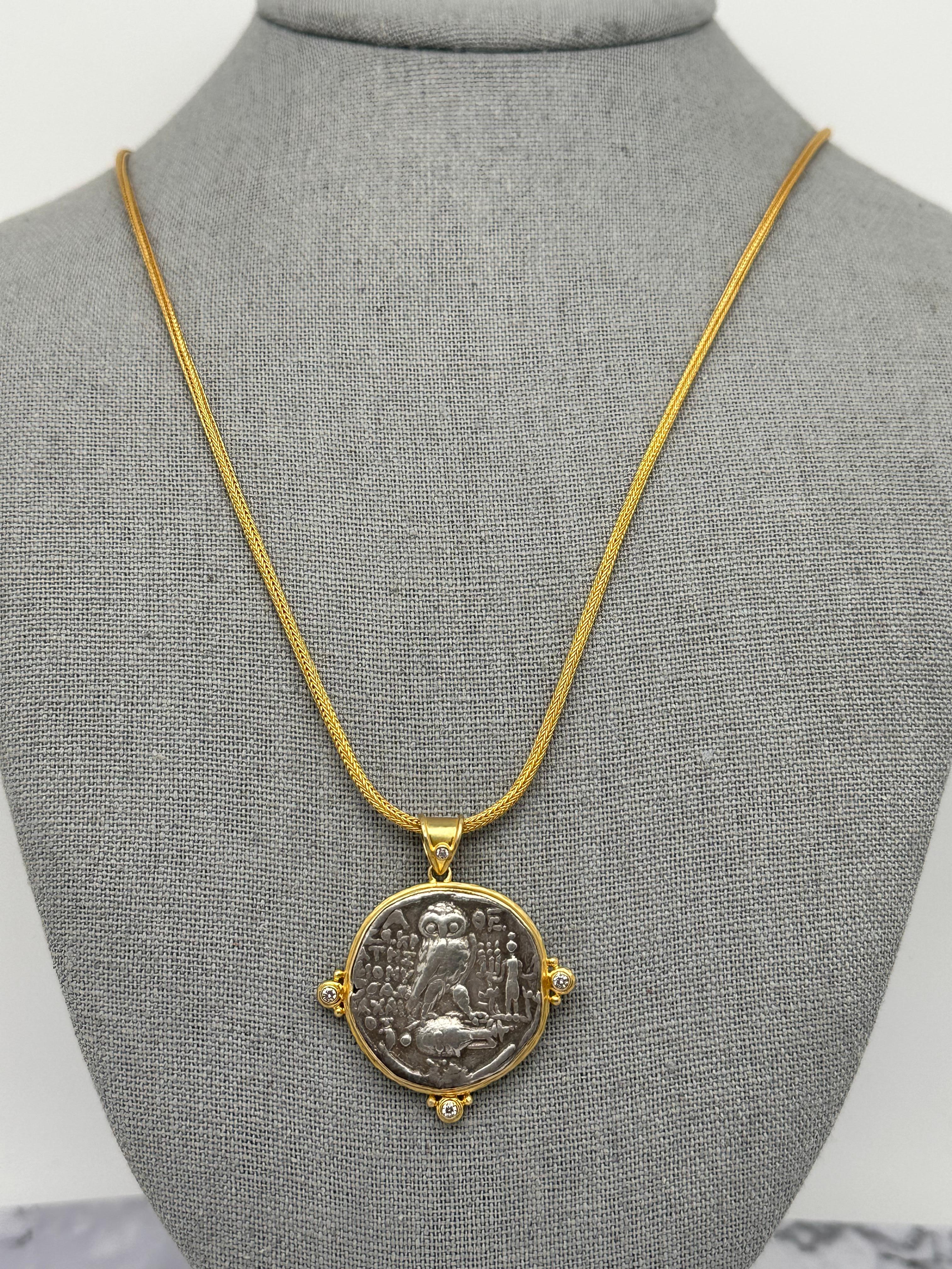 Steven Battelle Handwoven 18 Inch 22K Gold Snake Chain 4