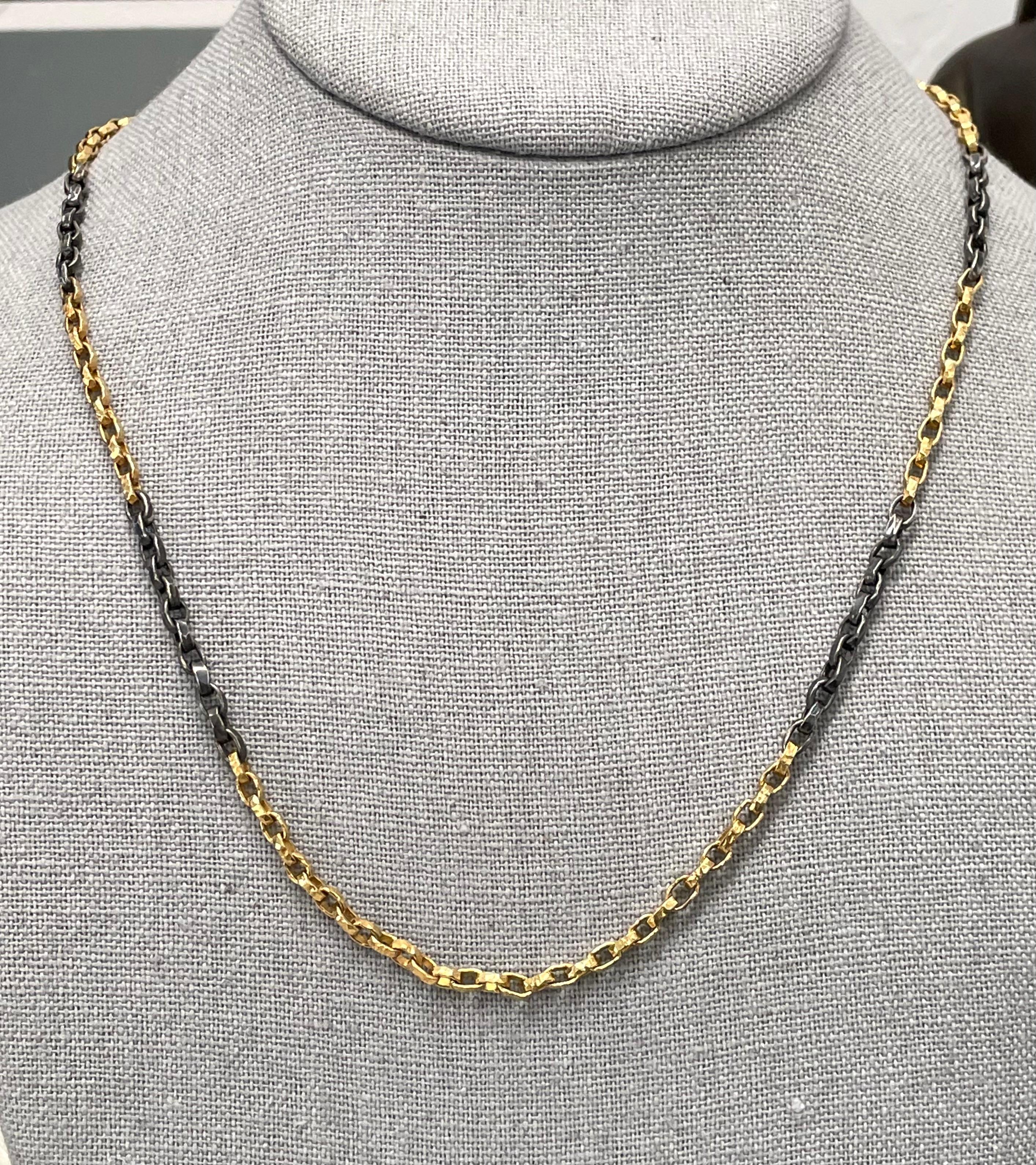 gold and silver mixed chain