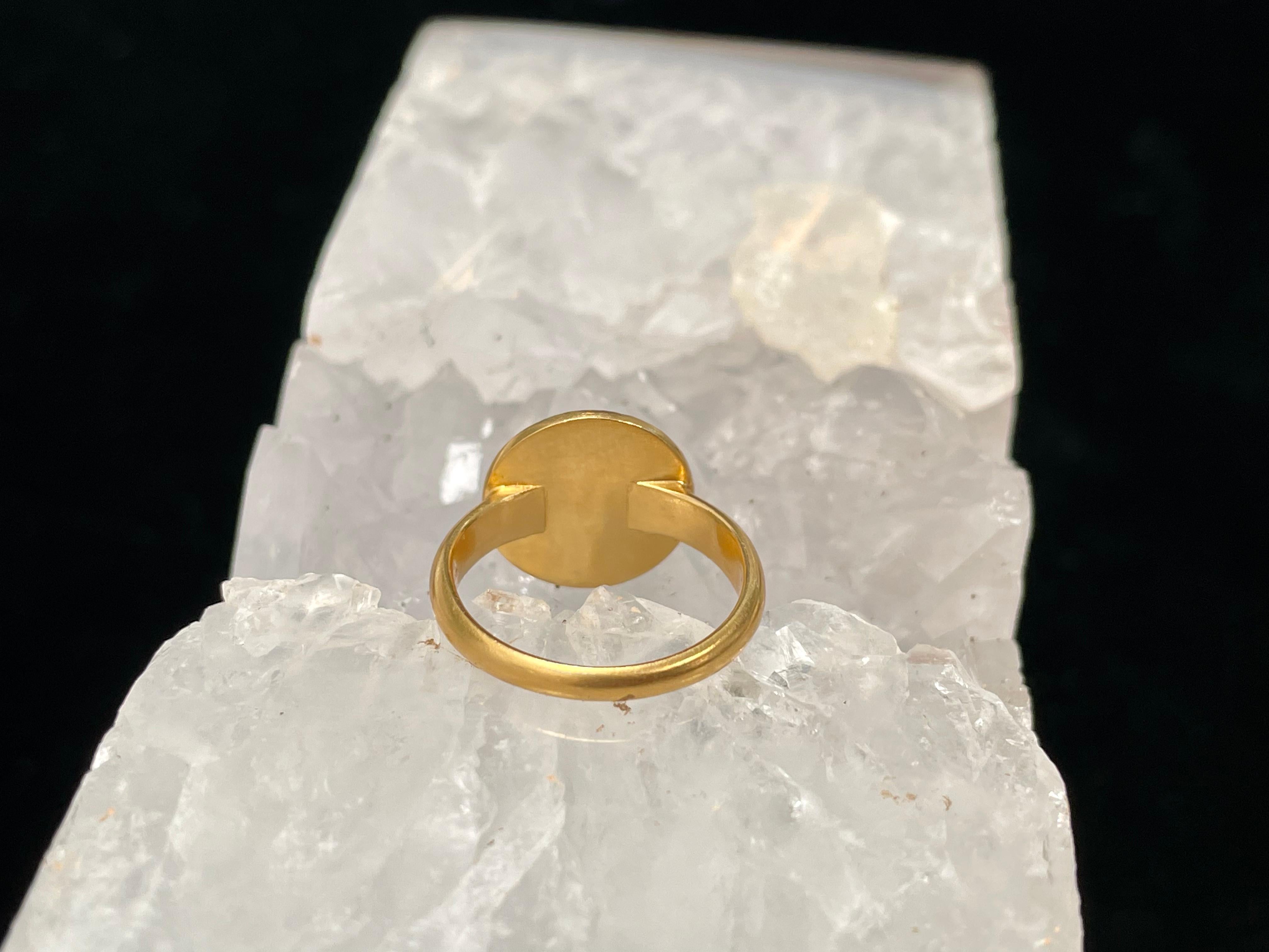 For Sale:  Steven Battelle Ruby Ring 22K Gold 3