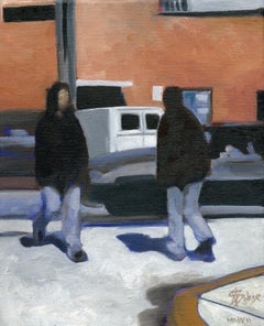 2 Hoodies, Painting, Oil on Canvas