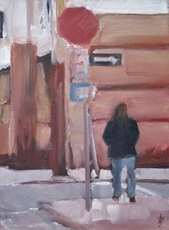 Stop One Way, Painting, Oil on Canvas