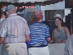 Stripes, Art Fair, Painting, Oil on Canvas