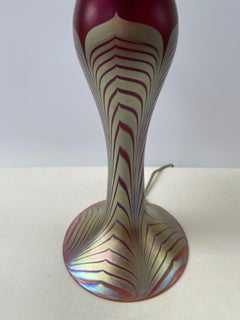 Steven Correia Art Glass Lampe de table en verre soufflé