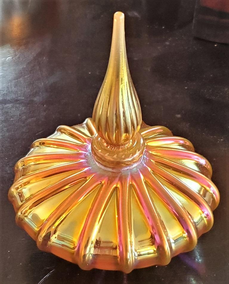 Steven Correia Bulbous Art Glass Perfume Bottle For Sale 1