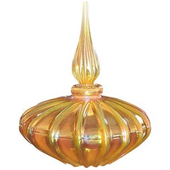 Steven Correia Bulbous Art Glass Perfume Bottle