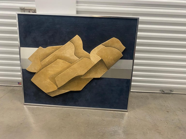 Large Mixed Media Framed Art by Steven D. Corning For Sale at 1stDibs