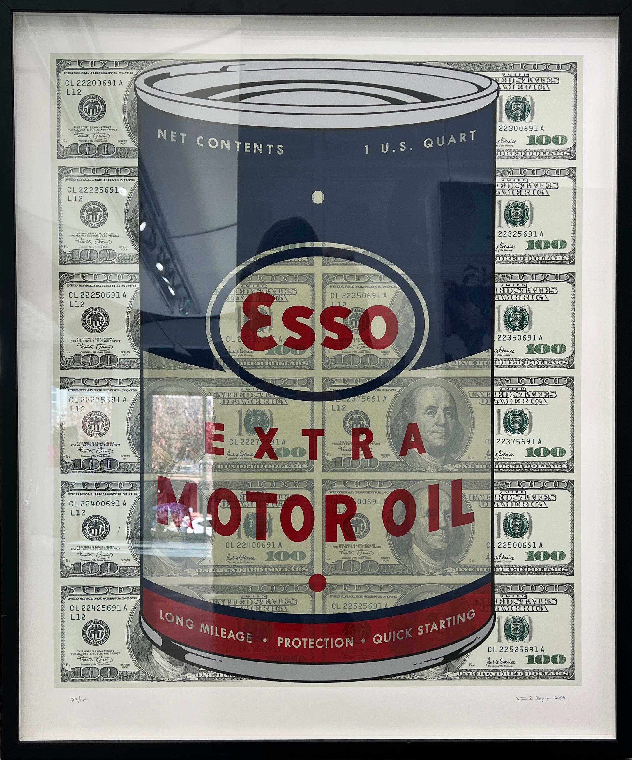 esso oil cans