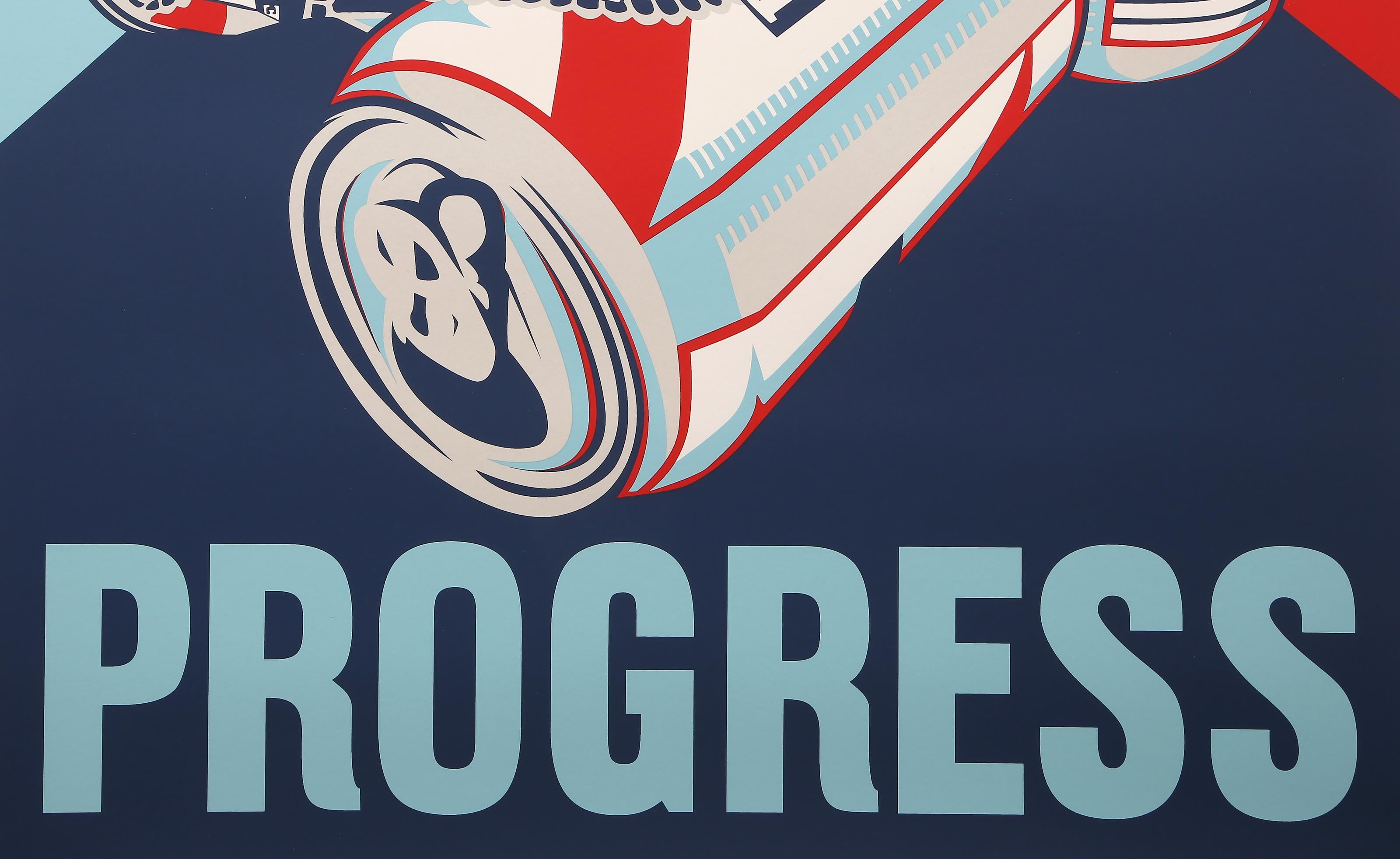 Hope - Progress, dittico serigrafico Pop Art di Steven Gagnon in vendita 3
