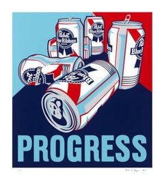Hope - Progress, Pop Art Screenprints by Steven Gagnon
