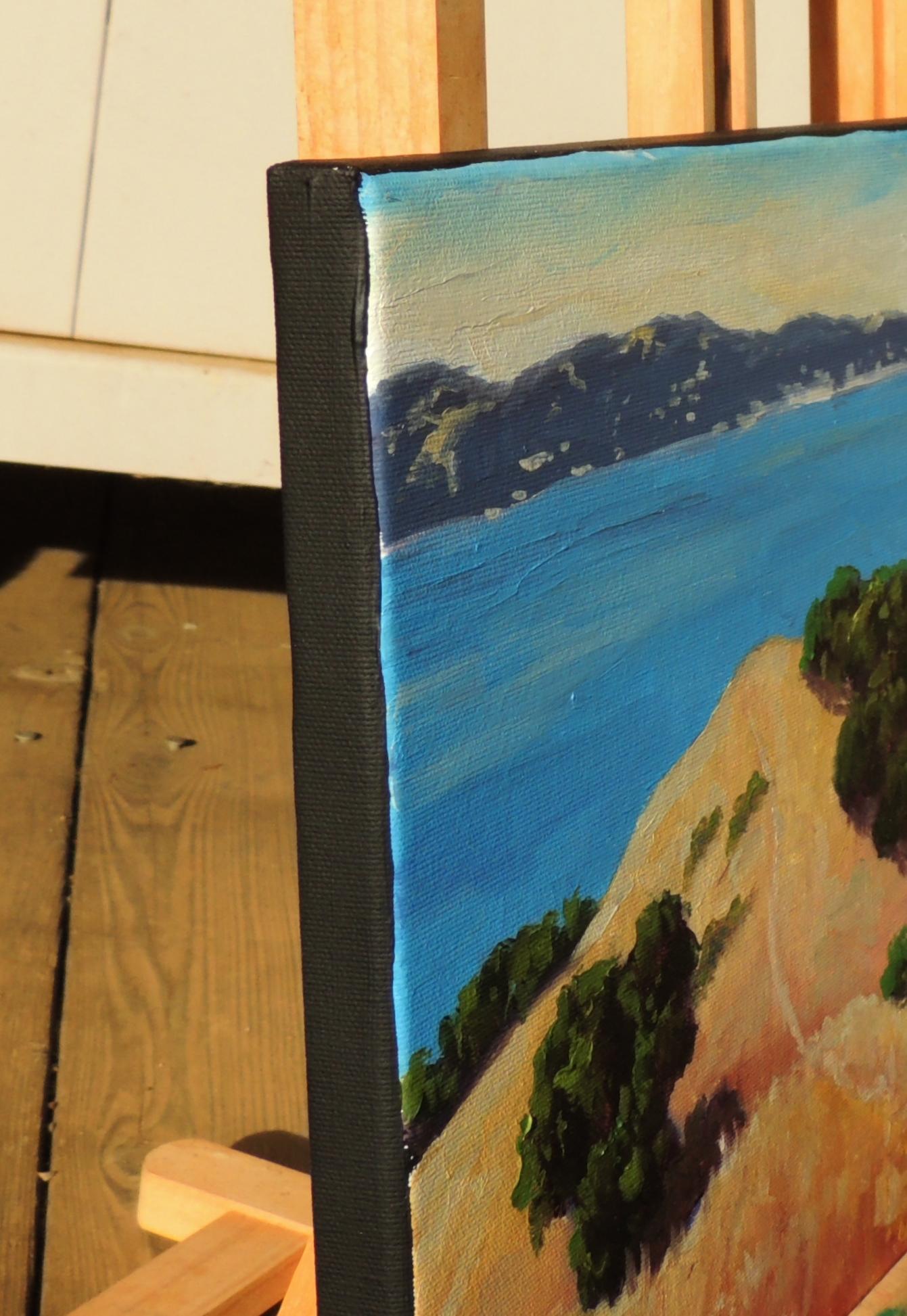 Angel Island Vista - American Realist Art by Steven Guy Bilodeau