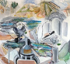 'Oasi nascosta' di Steven H. Rehfeld - Pittura a pastello e natura morta dai toni della terra