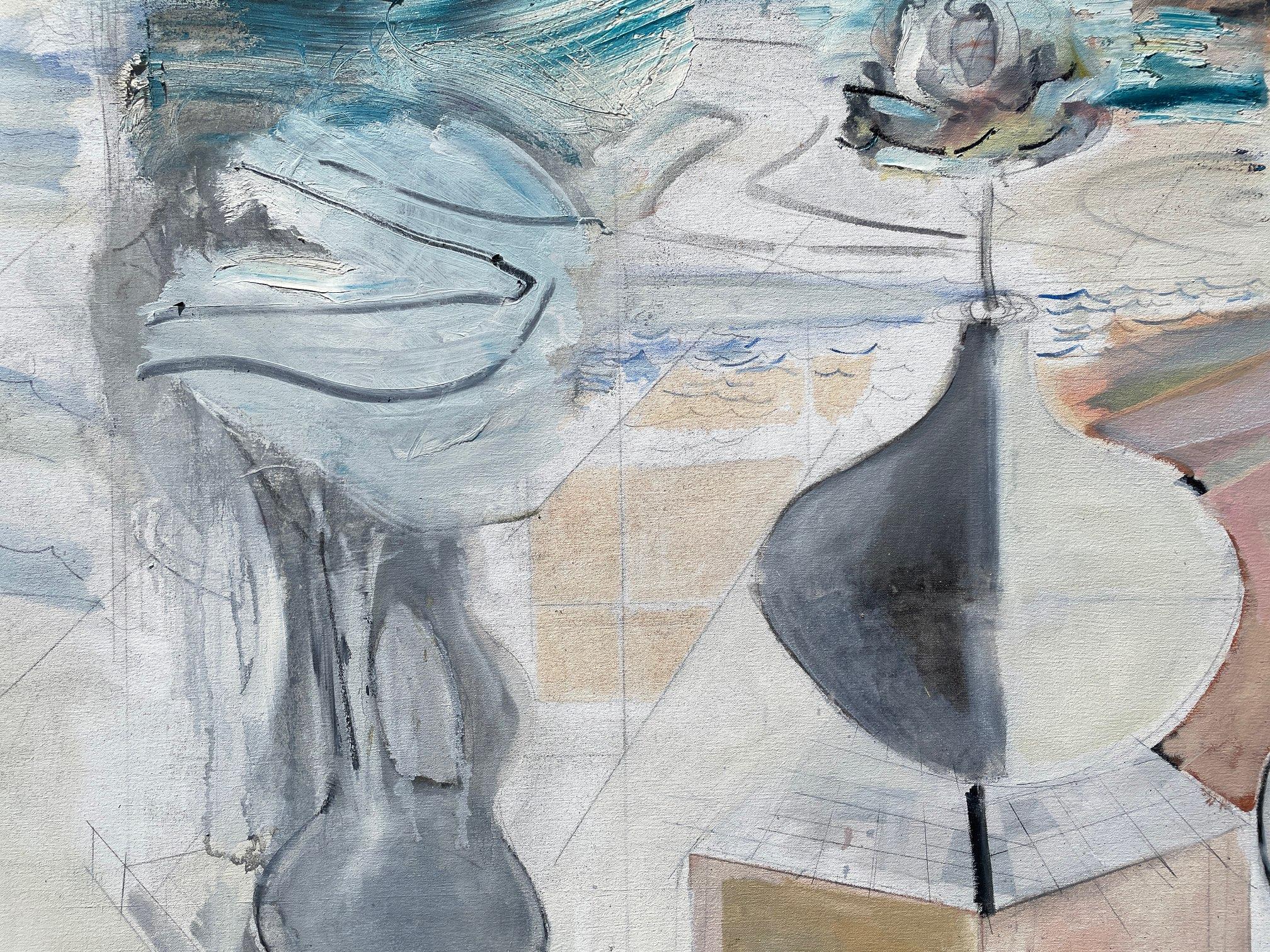 Steven H. Rehfeld (americano, nato nel 1954)
'Vista nascosta', 2015
Pittura ad olio, Tela, Barella
L'artista ha firmato il retro del dipinto.

L'opera 