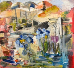 "May Flowers" by Rehfeld - Colorful Contemporary Post-Impressionist Landscape