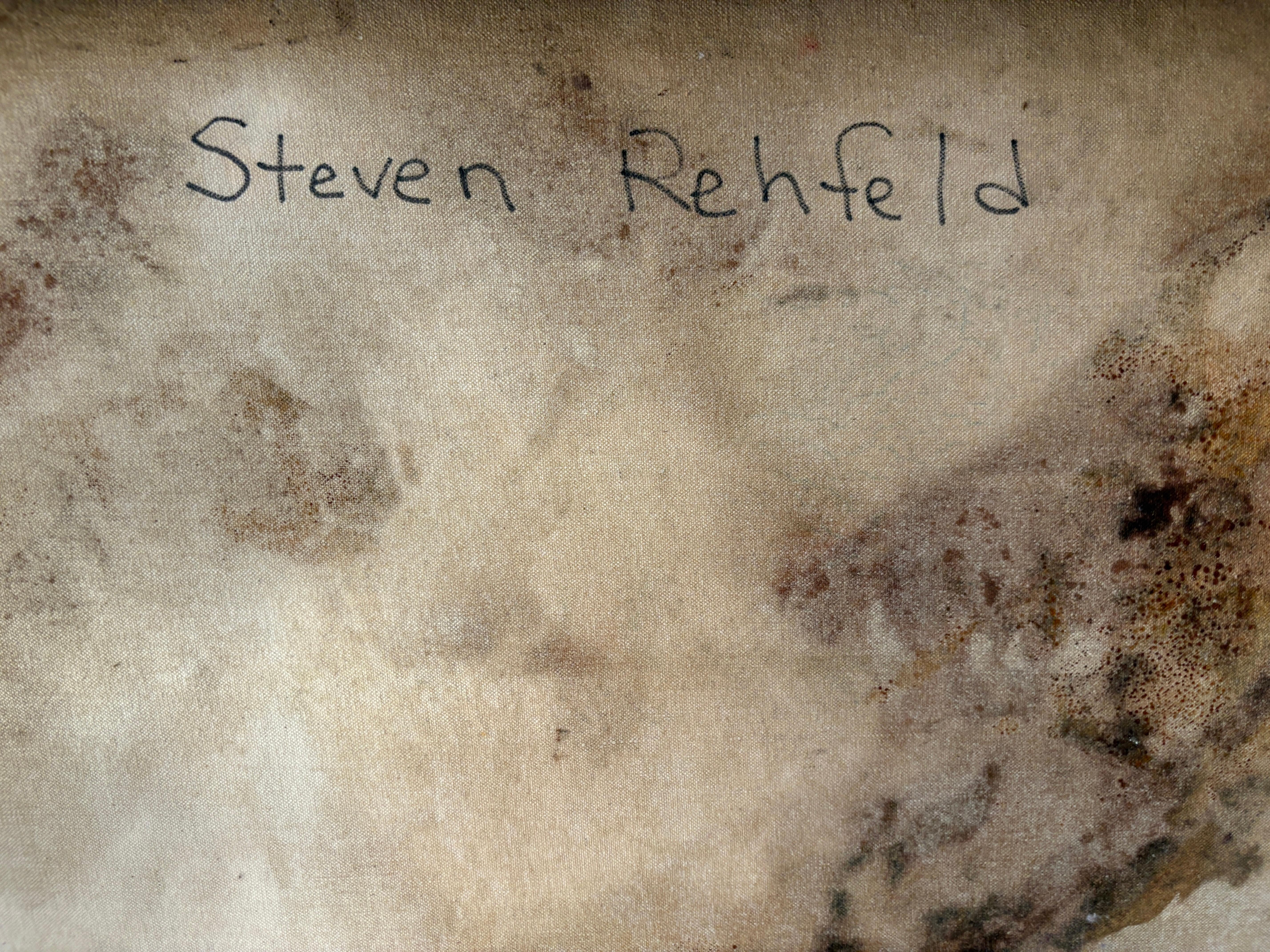 ‘Symphony’ by Steven Rehfeld - Colorful Mixed Media Large Contemporary Abstract For Sale 3