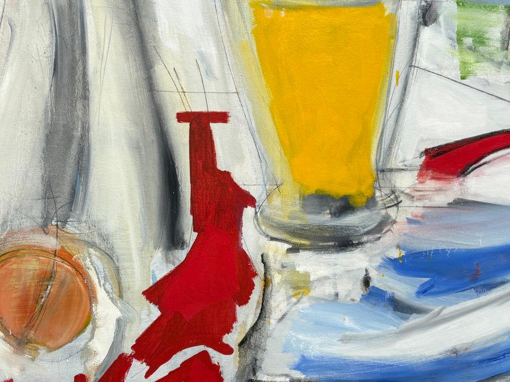 'Jarrón Amarillo' Bodegón Arte Contemporáneo Pintura Grande  O/c Por Steven en venta 8