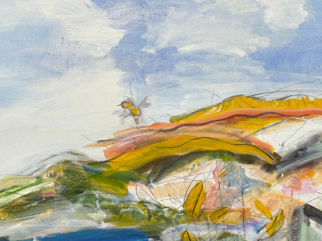 'Jarrón Amarillo' Bodegón Arte Contemporáneo Pintura Grande  O/c Por Steven en venta 1