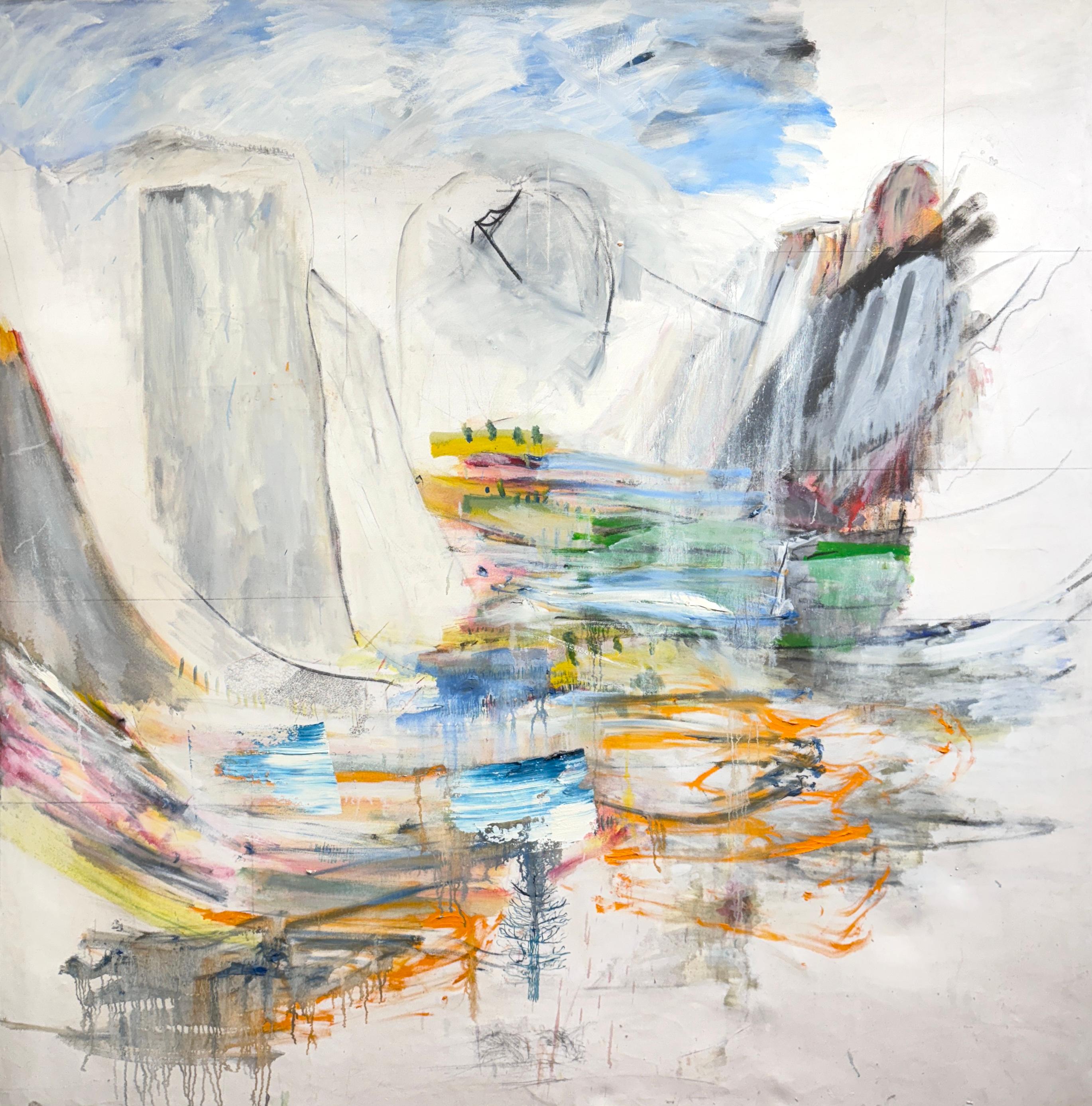 "Yosemite" di Steven H. Rehfeld - Paesaggio montano minimalista contemporaneo