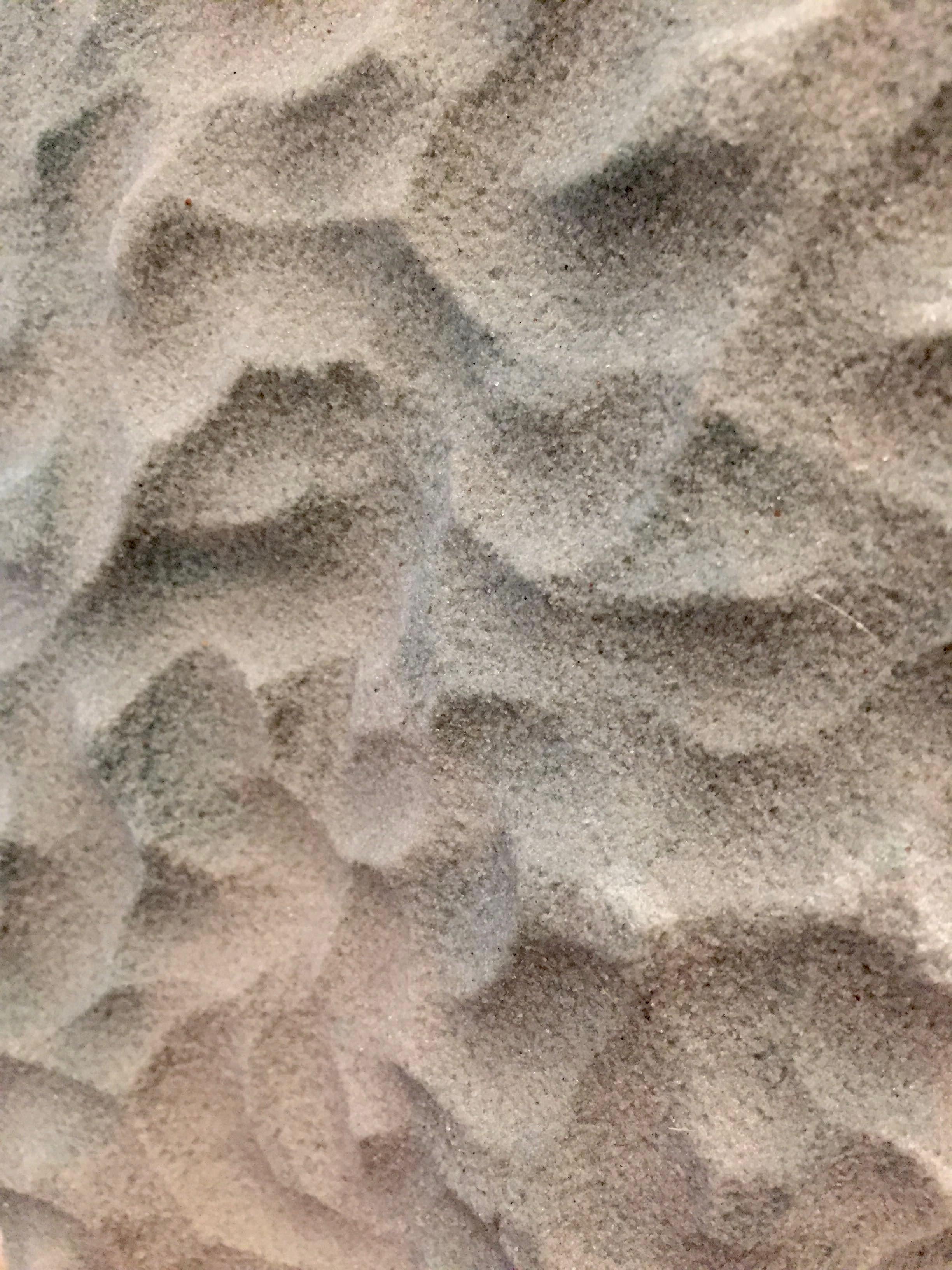 Modernes abstraktes Gefäß aus grünem Harz, Bonded Sand, #49, Steven Haulenbeek (amerikanisch) im Angebot