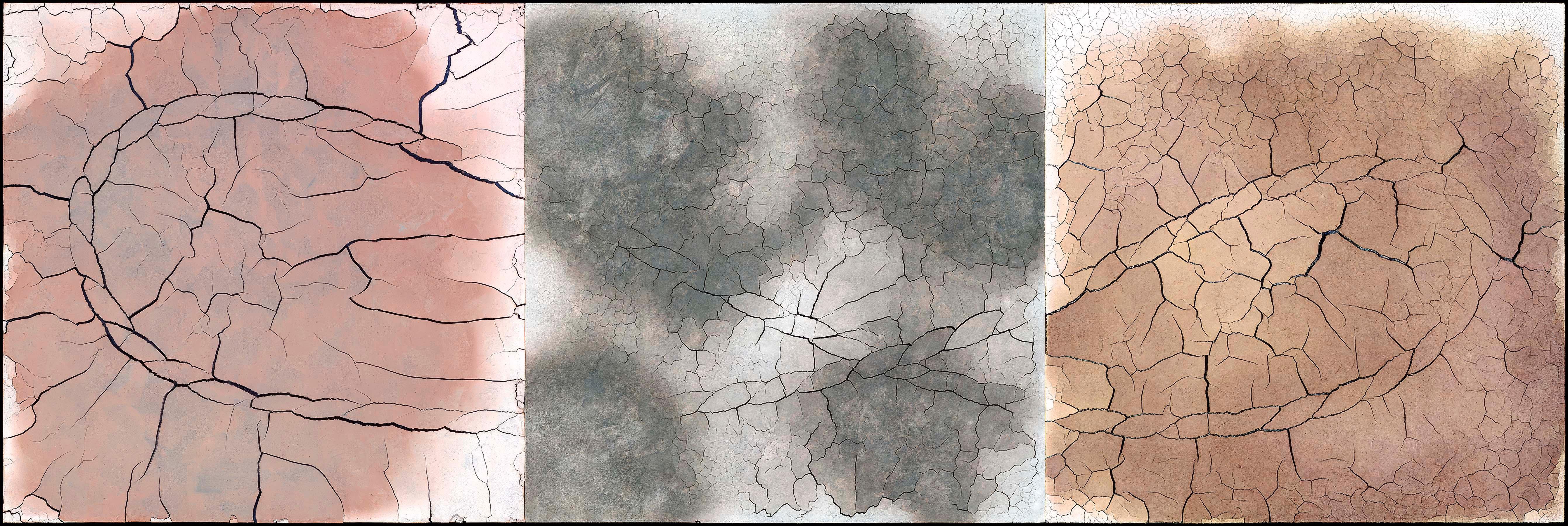 whatwillbecomeofus? ed.1/3 - Monoprint Triptych, Abstract Photography