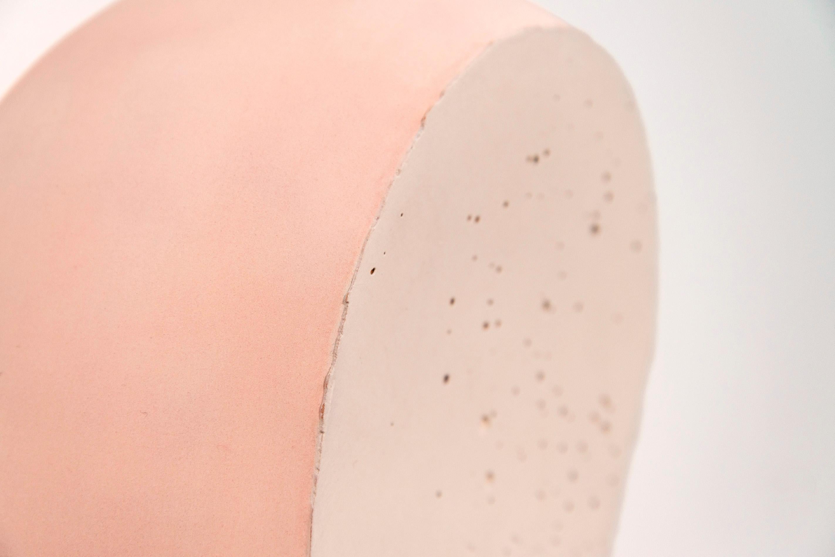 Hive - white, pink, contemporary, handmade, ceramic wall sculpture en vente 4