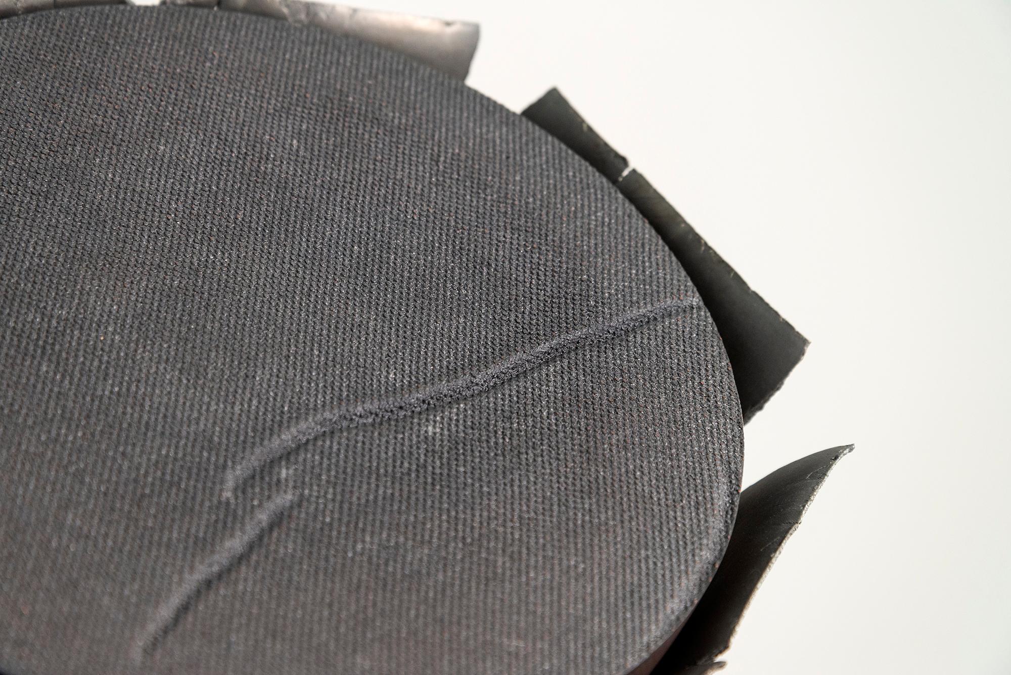 Husk Series #1 (black) - contemporary, abstract, ceramic, indoor sculpture For Sale 10