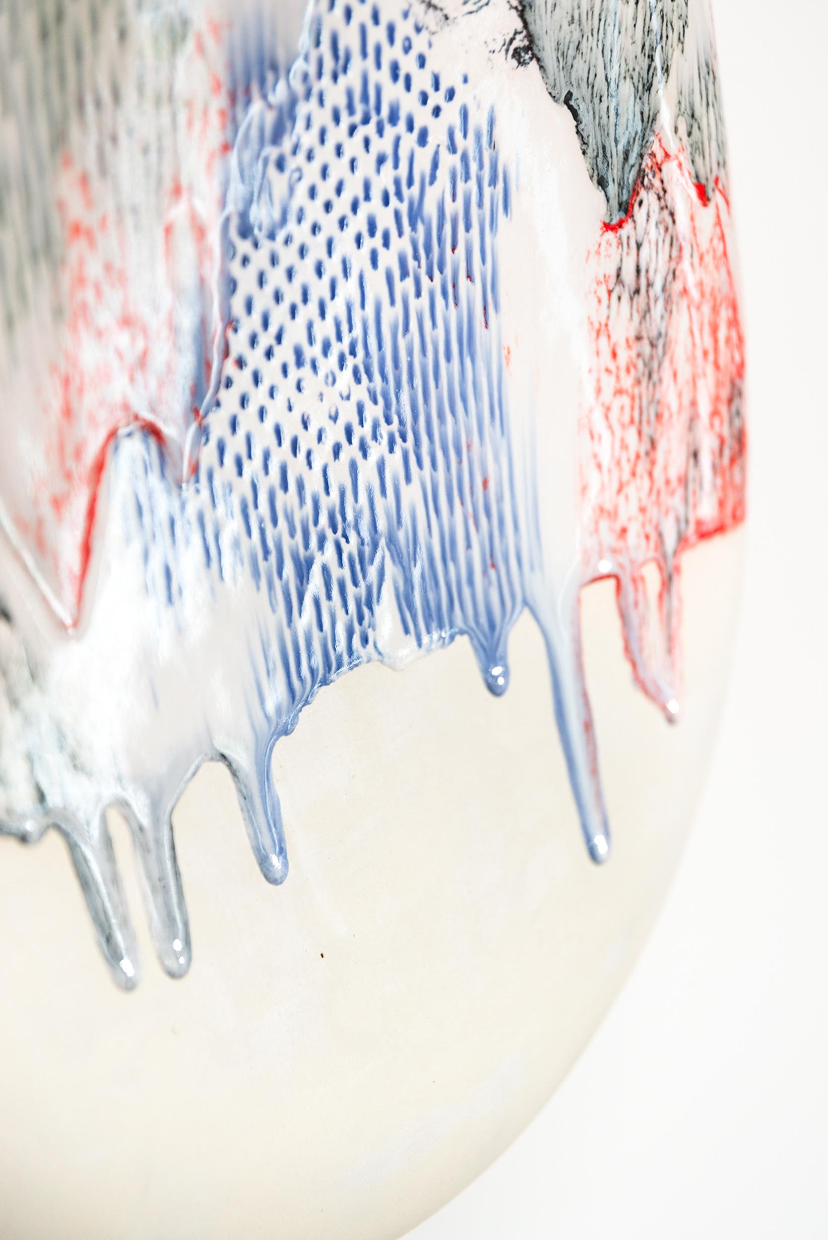 Seven Story Mountain - escultura mural contemporánea, abstracta y de cerámica en venta 10