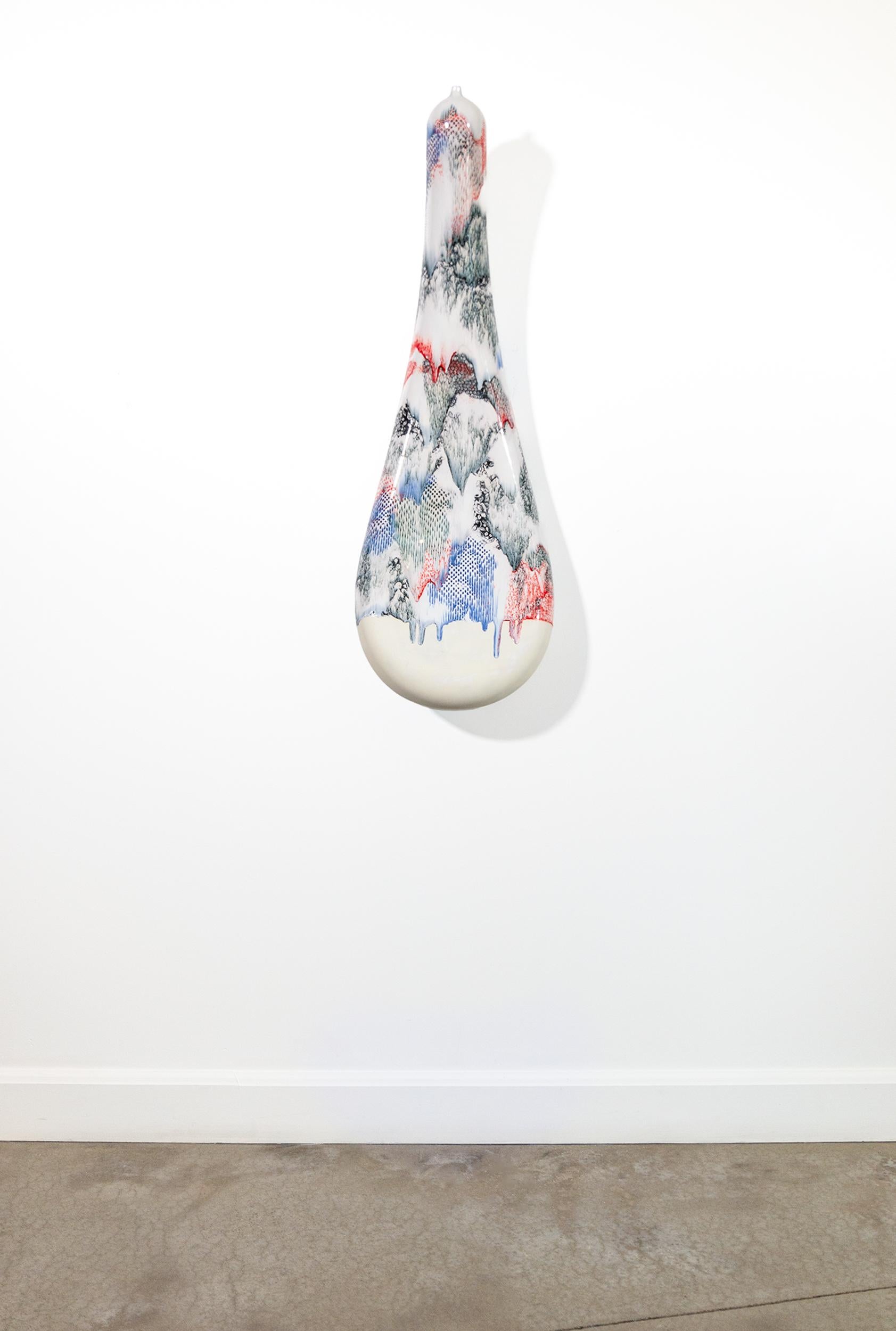 Seven Story Mountain - escultura mural contemporánea, abstracta y de cerámica en venta 1