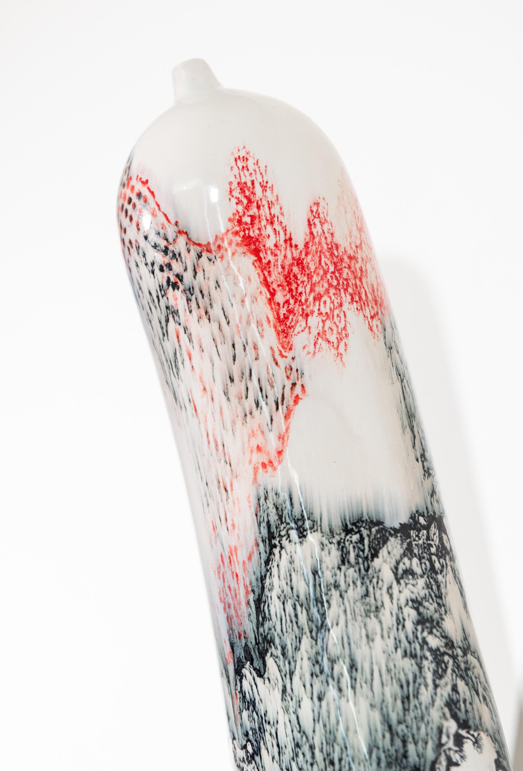 Seven Story Mountain - escultura mural contemporánea, abstracta y de cerámica en venta 5