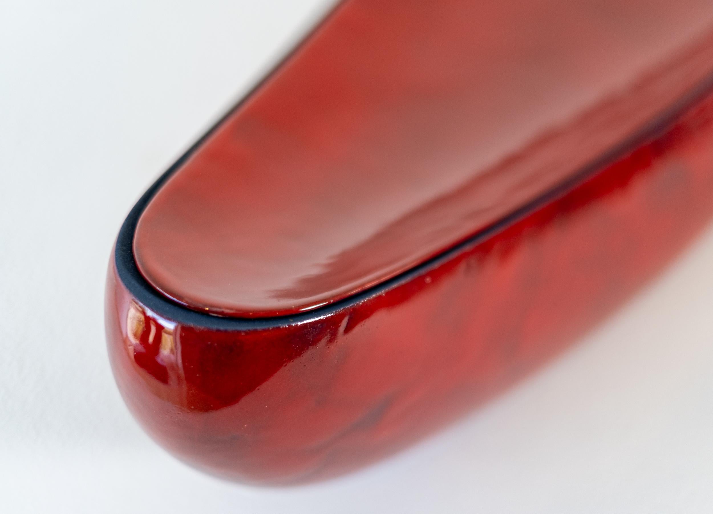 Slider - contemporary, handmade, abstract, ceramic tabletop sculpture For Sale 5