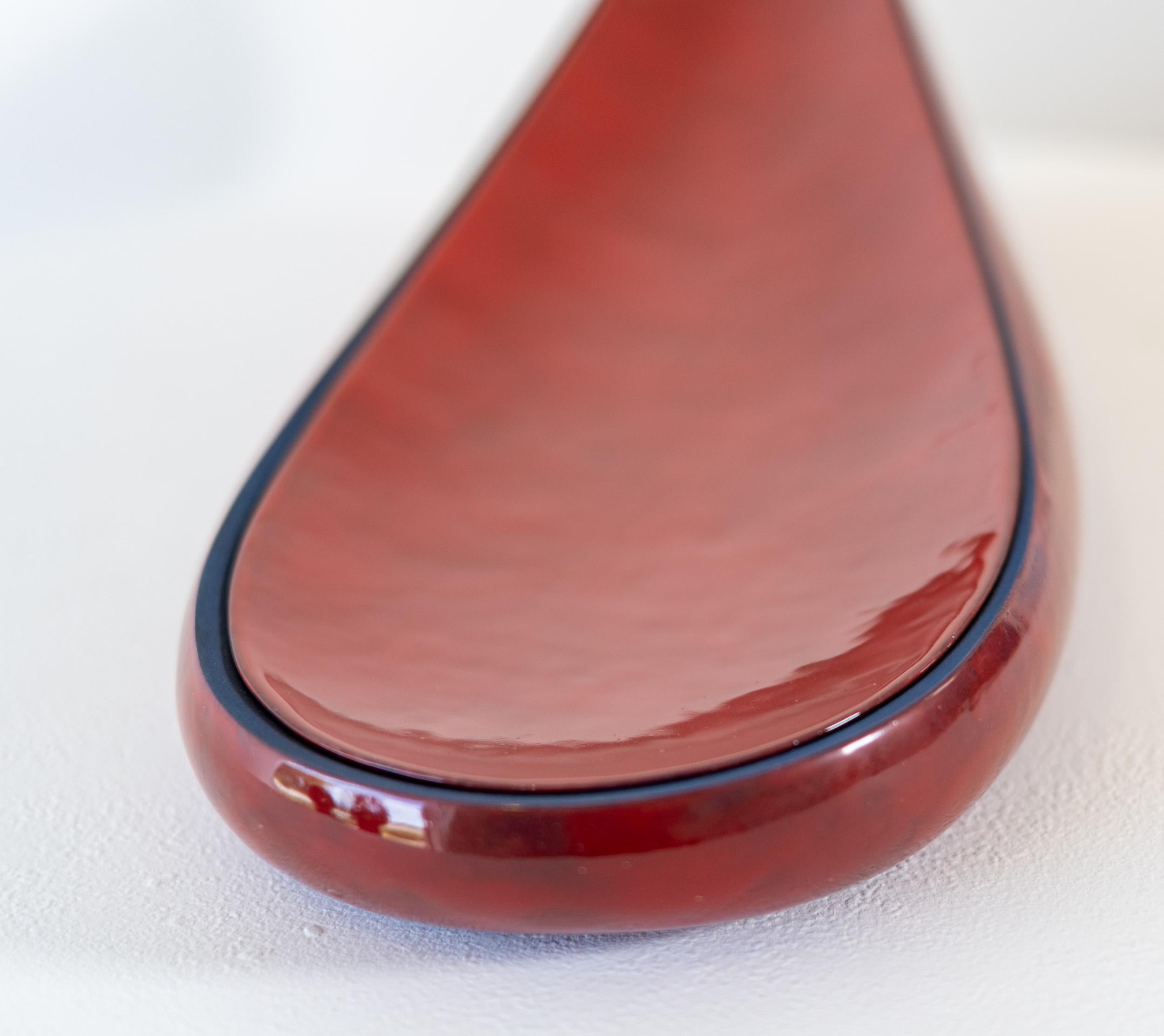 Slider - contemporary, handmade, abstract, ceramic tabletop sculpture For Sale 2