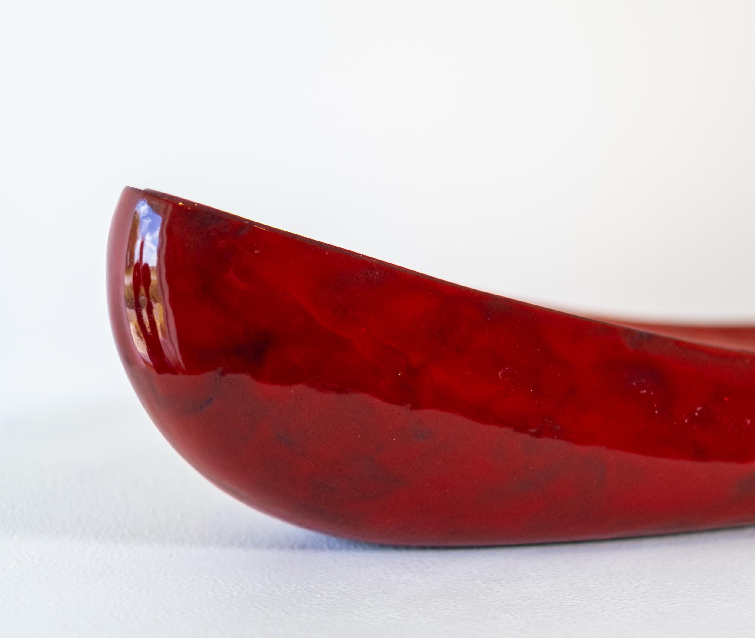 Slider - contemporary, handmade, abstract, ceramic tabletop sculpture For Sale 3