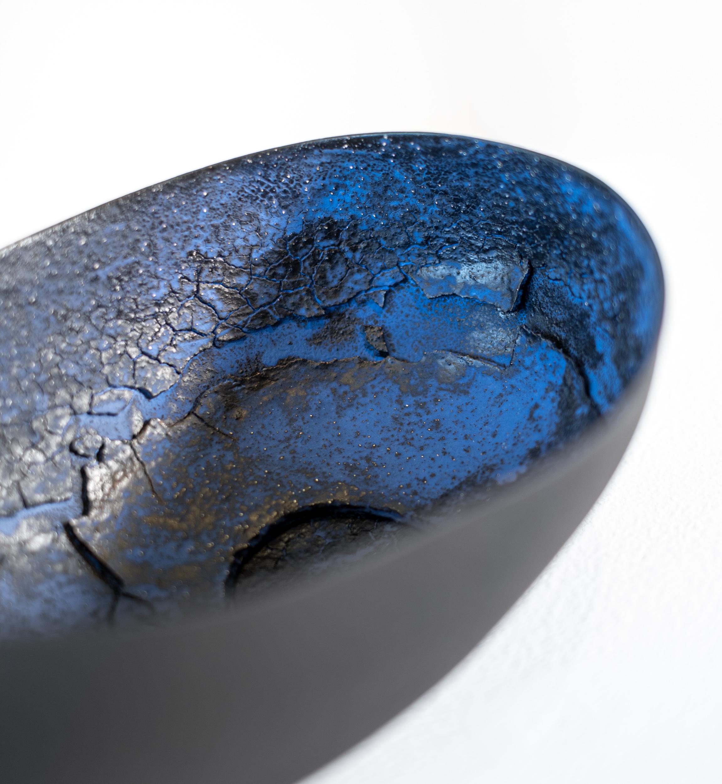 Untitled Bowl with Circles - contemporary, ceramic, tabletop, vessel, sculpture For Sale 4