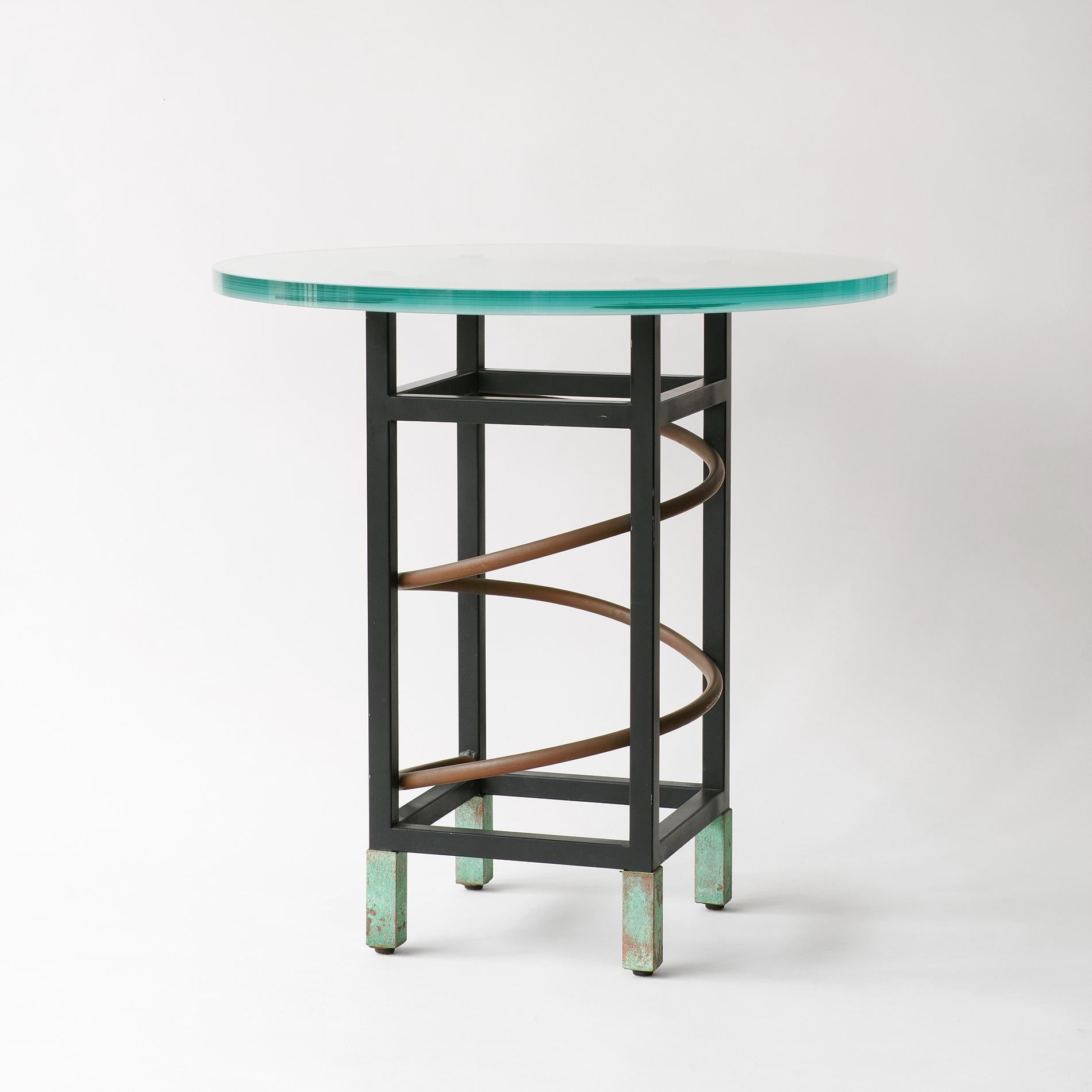 Steven Holl for Pace Collection Post-modern Side Table For Sale 4