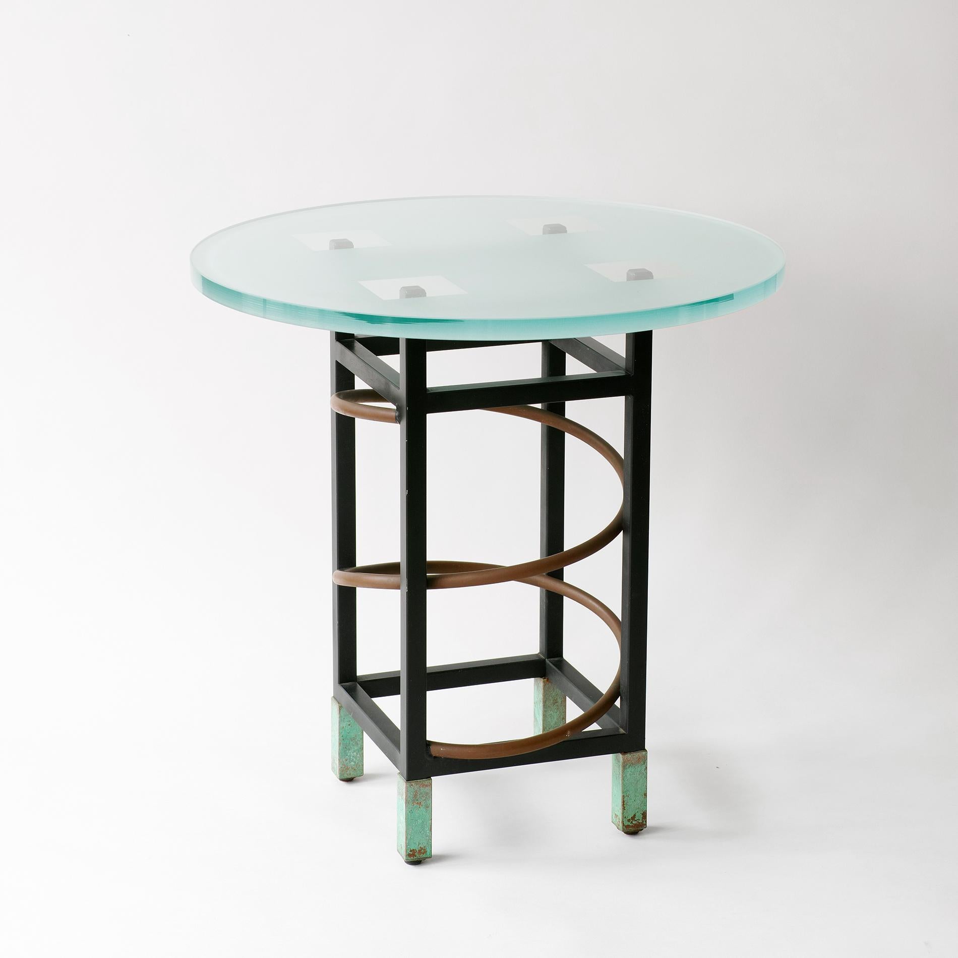 Steven Holl for Pace Collection Post-modern Side Table For Sale 8
