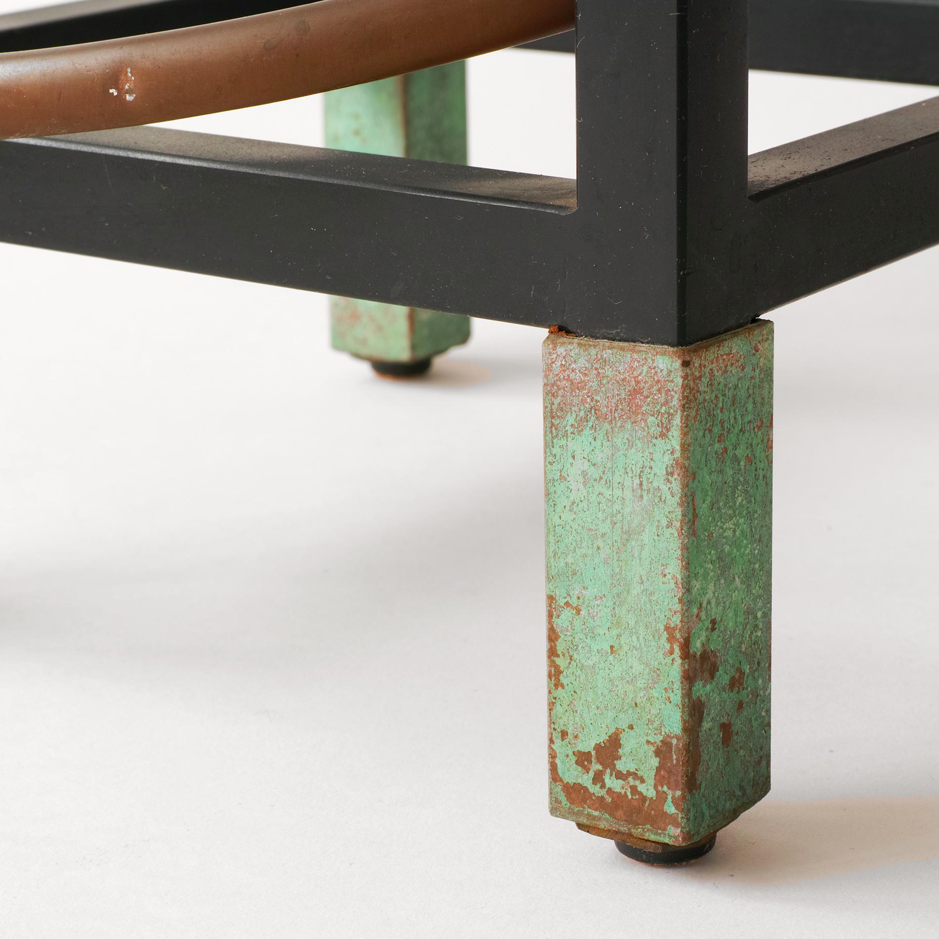Steven Holl for Pace Collection Post-modern Side Table In Good Condition For Sale In Brooklyn, NY