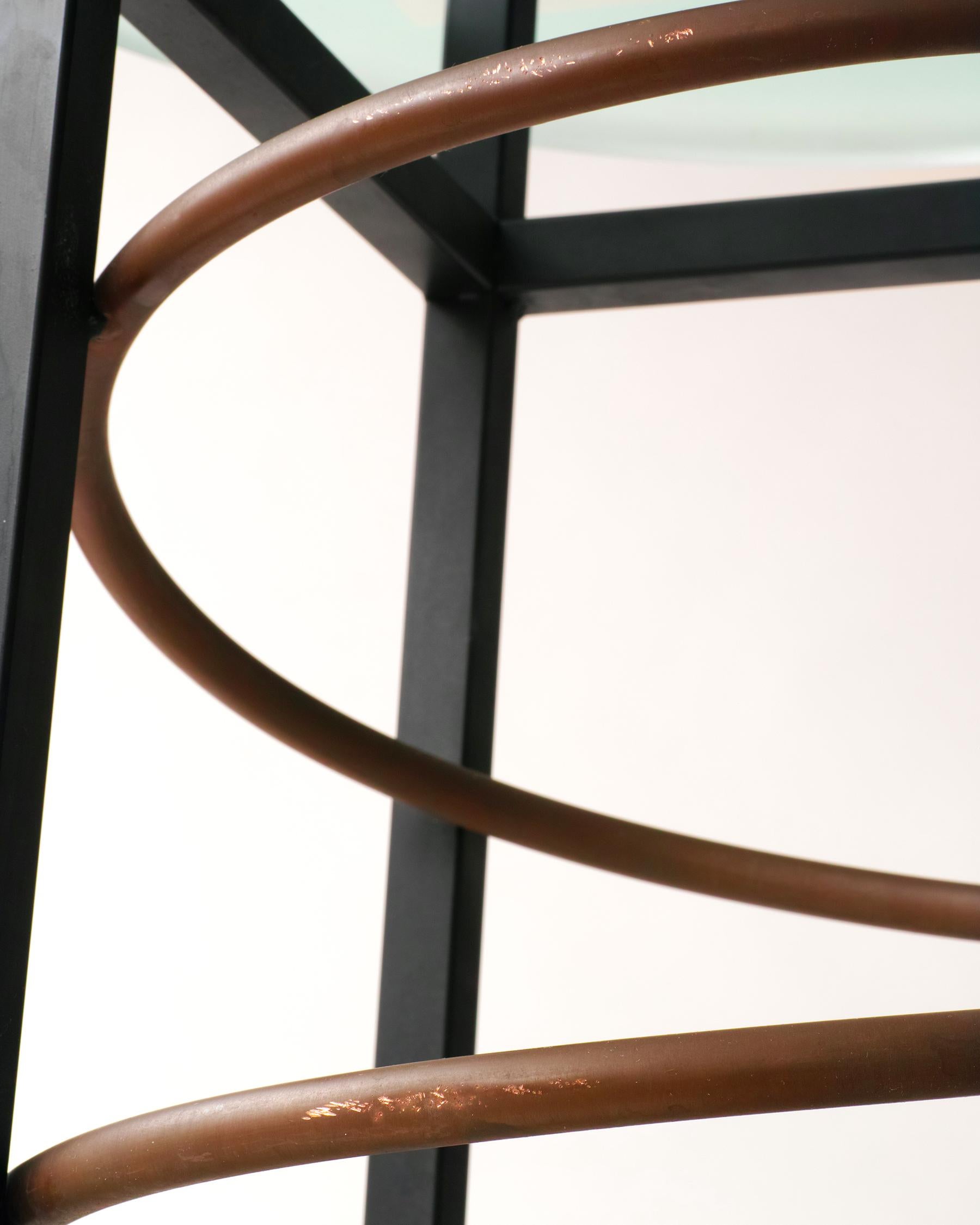 Steven Holl for Pace Collection Post-modern Side Table For Sale 1