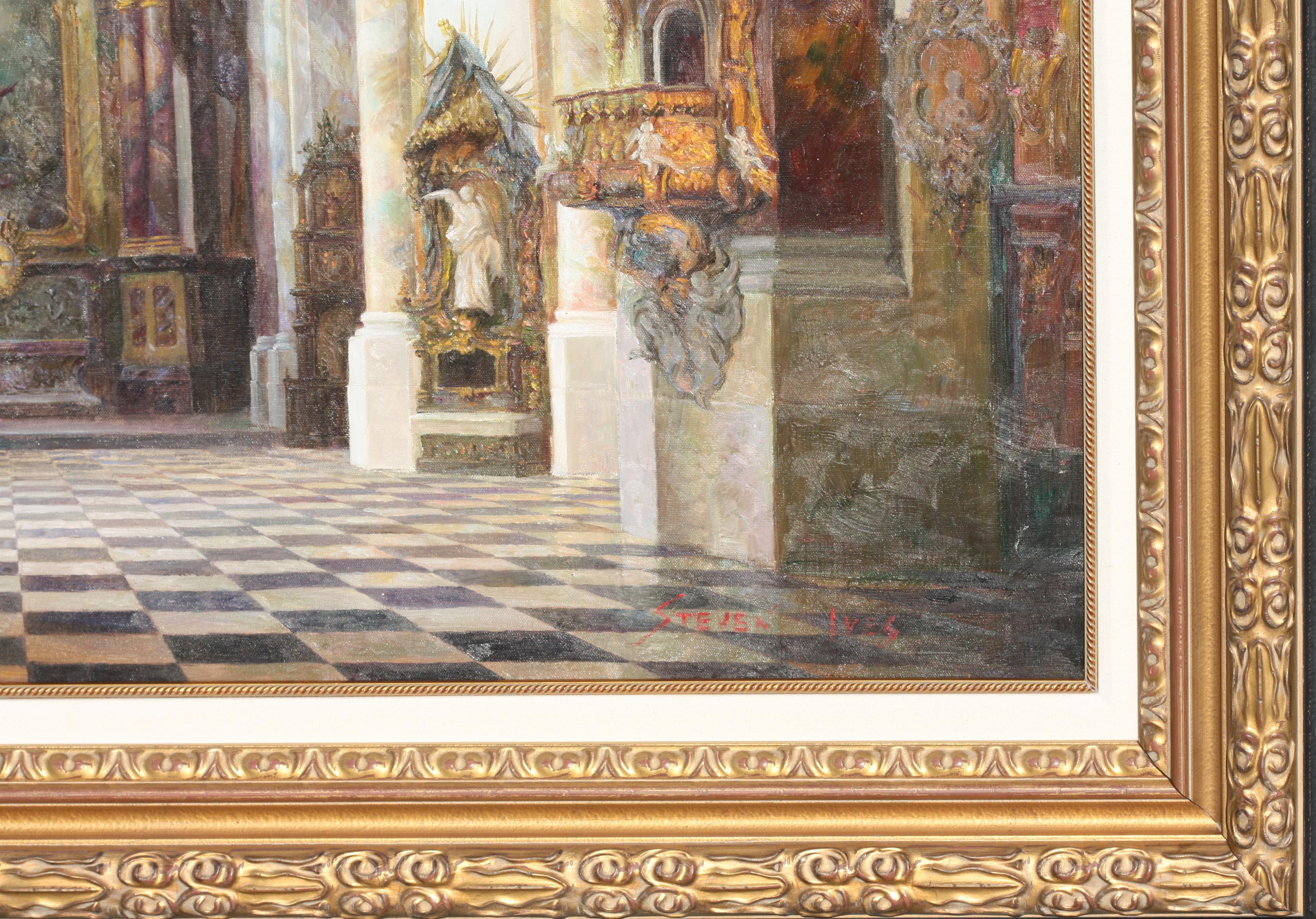 Canvas Steven Ives, (American, 20th Century) Painting For Sale