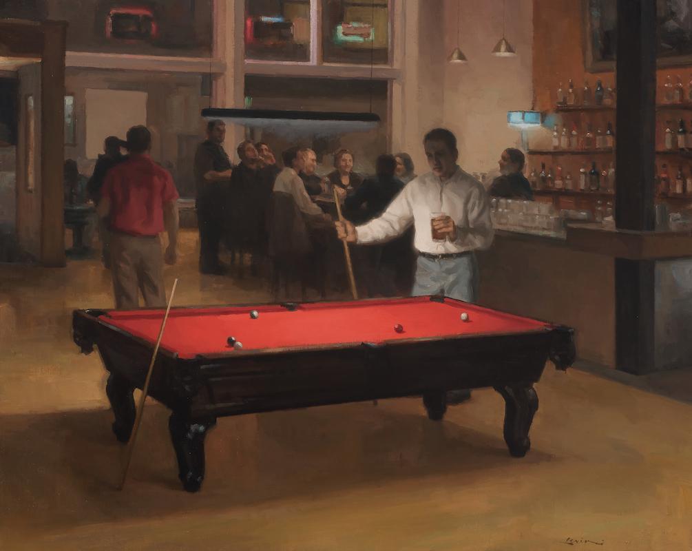 Steven J. Levin Interior Painting - The Pool Hall