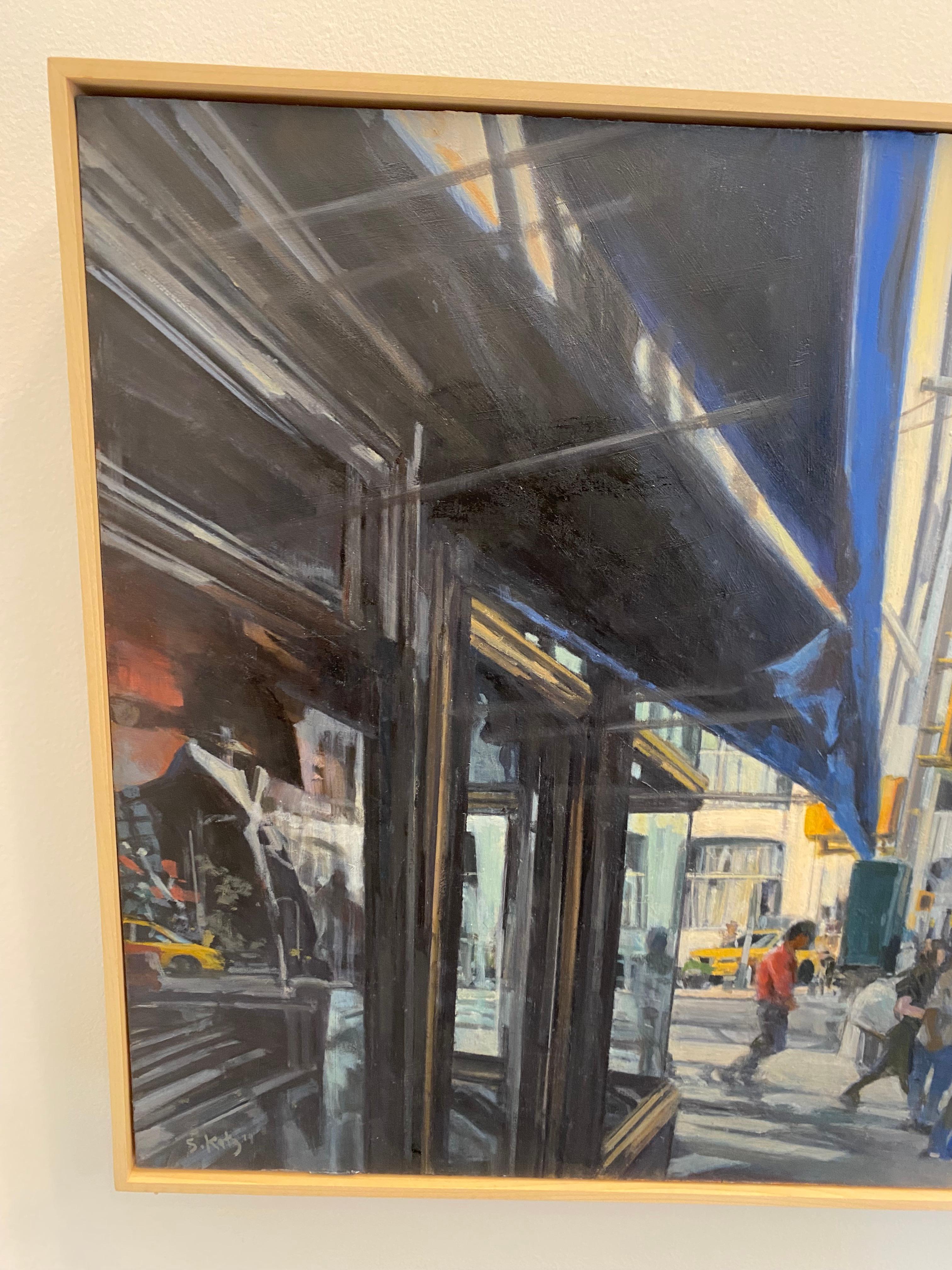 Alice Tully Hall - American Realist Painting by Steven Katz