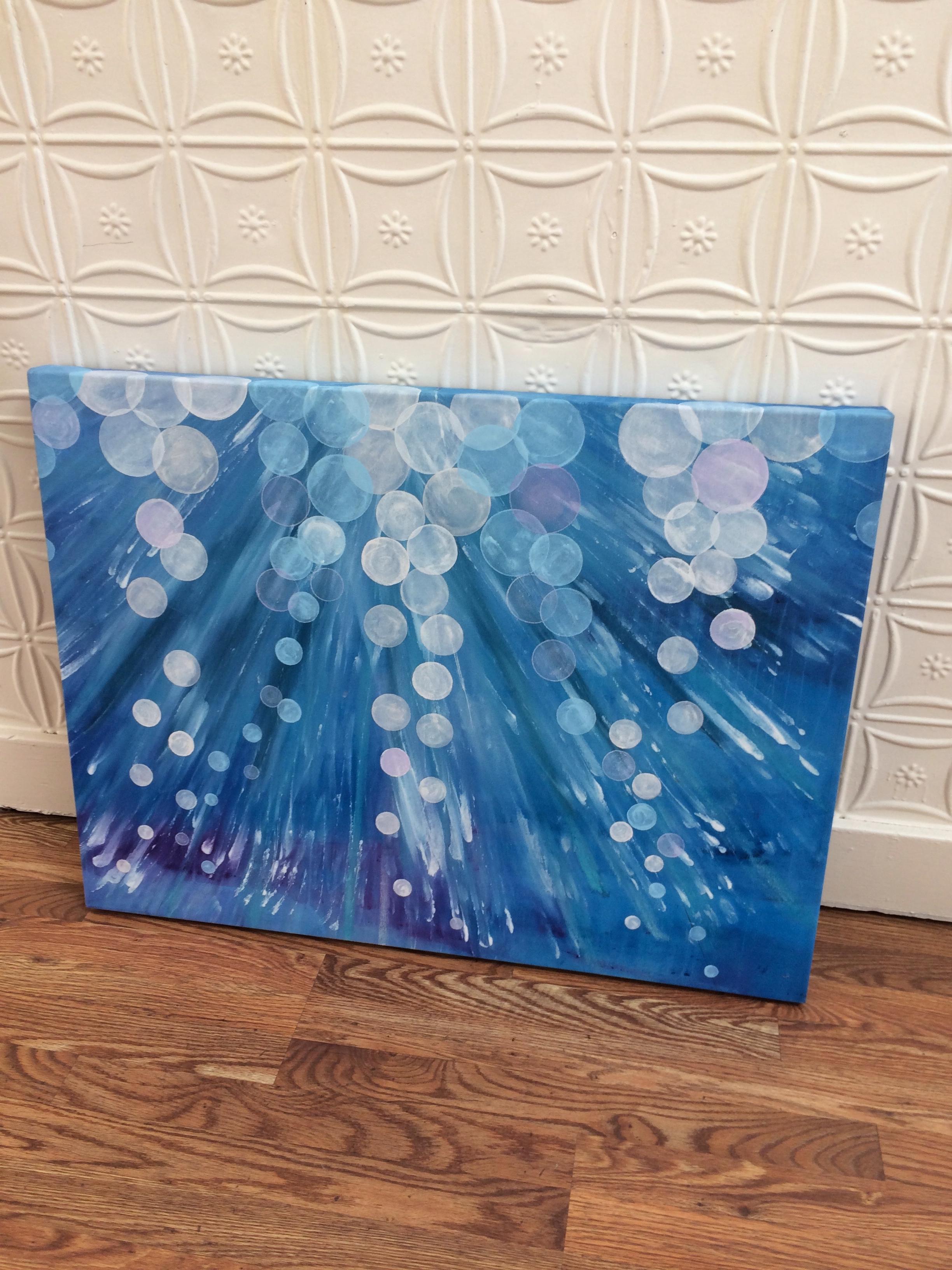 SN-1001 18 (Bubbles) - Painting by Steven Kinder