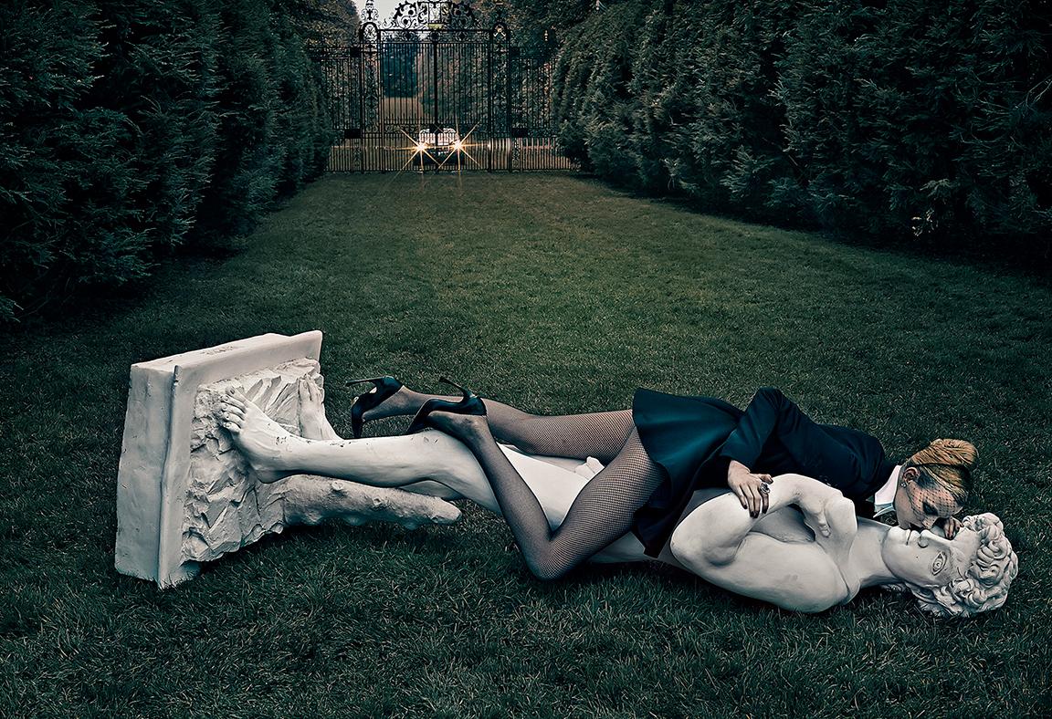 Steven Klein Color Photograph - Cursed Romance