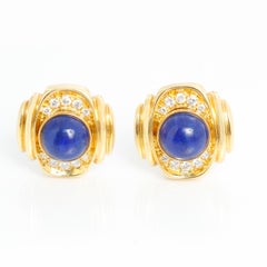 Steven Lagos 18K Yellow Gold Interchangeable Gemstone Earrings