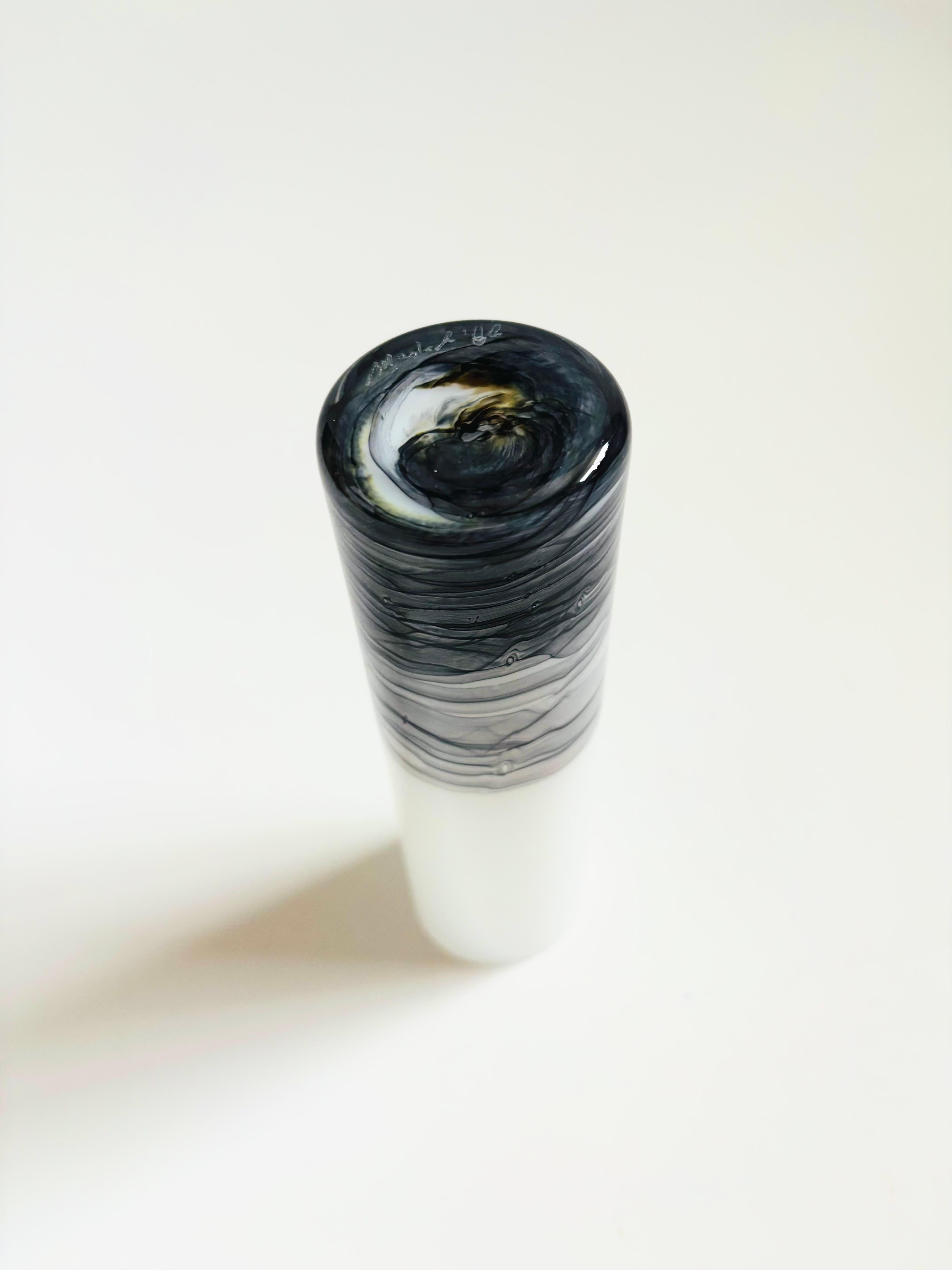 Vetro soffiato Vaso in vetro artistico Steven Maslach in vendita