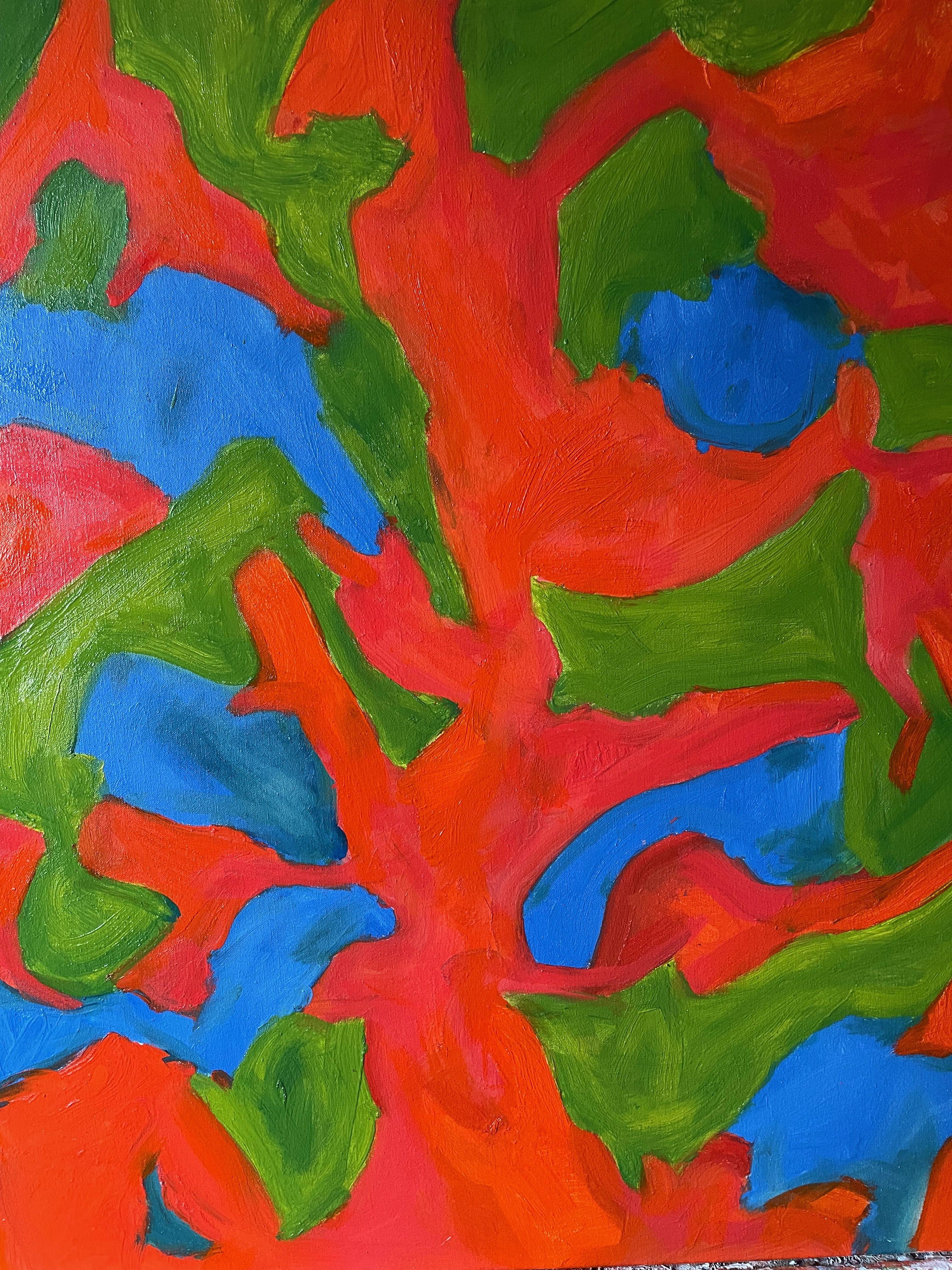 Steven Miller Abstract Painting – All of It, Gemälde, Öl auf Leinwand