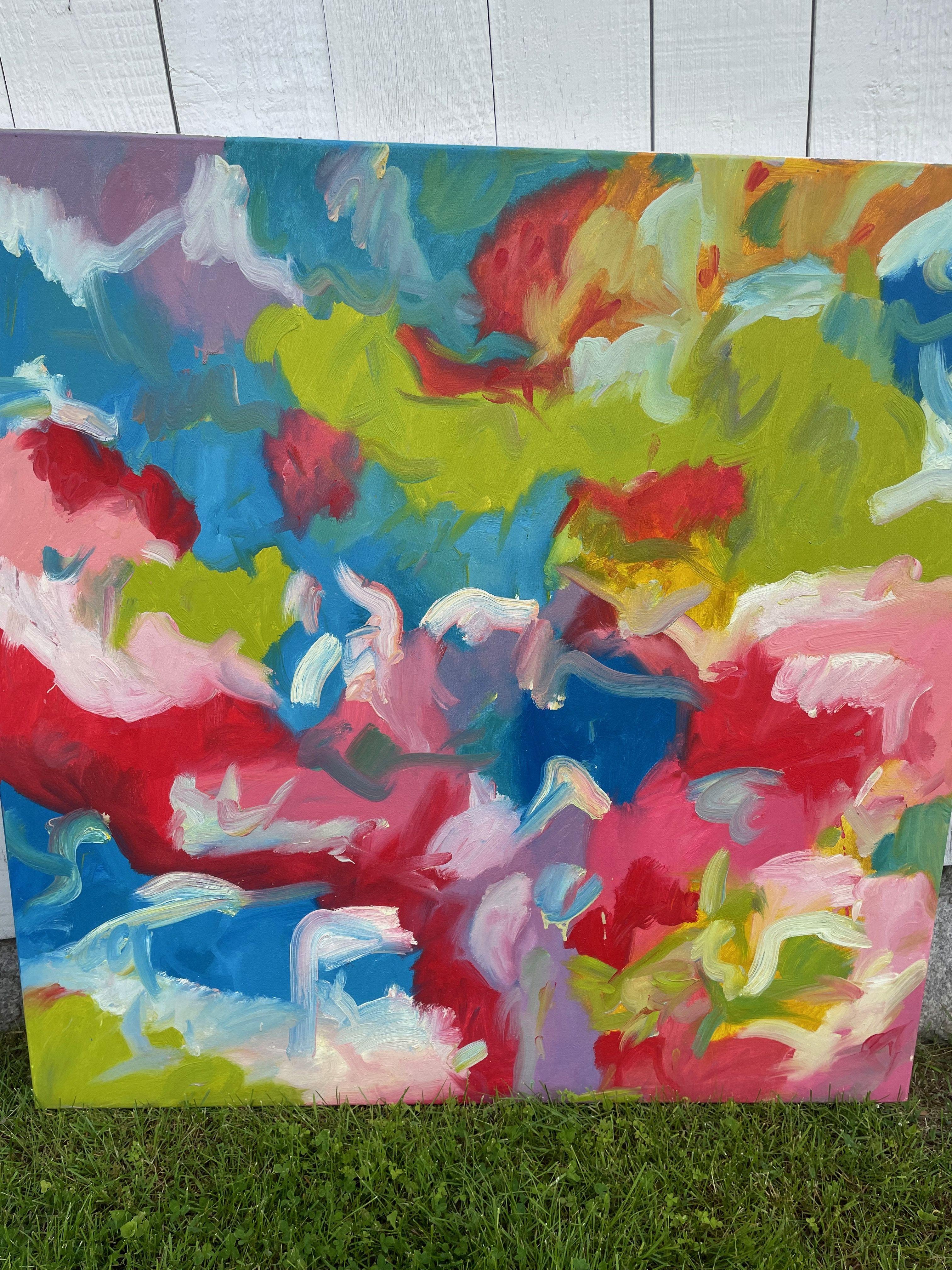 All The Way Up, Painting, Oil on Canvas For Sale 4