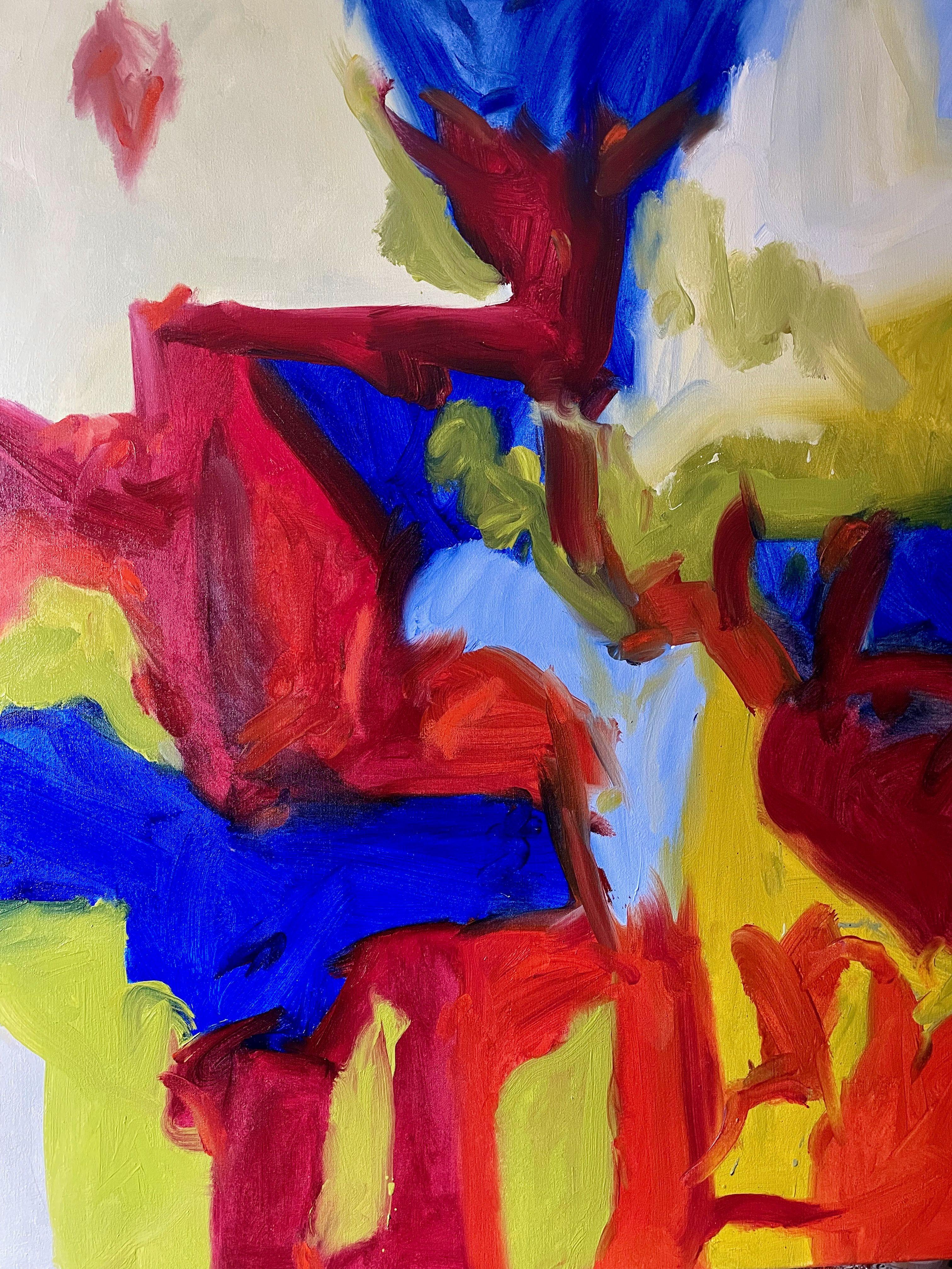 Peinture, huile sur toile, « Amazing Dreams Wake Me Up Every Day » - Painting de Steven Miller