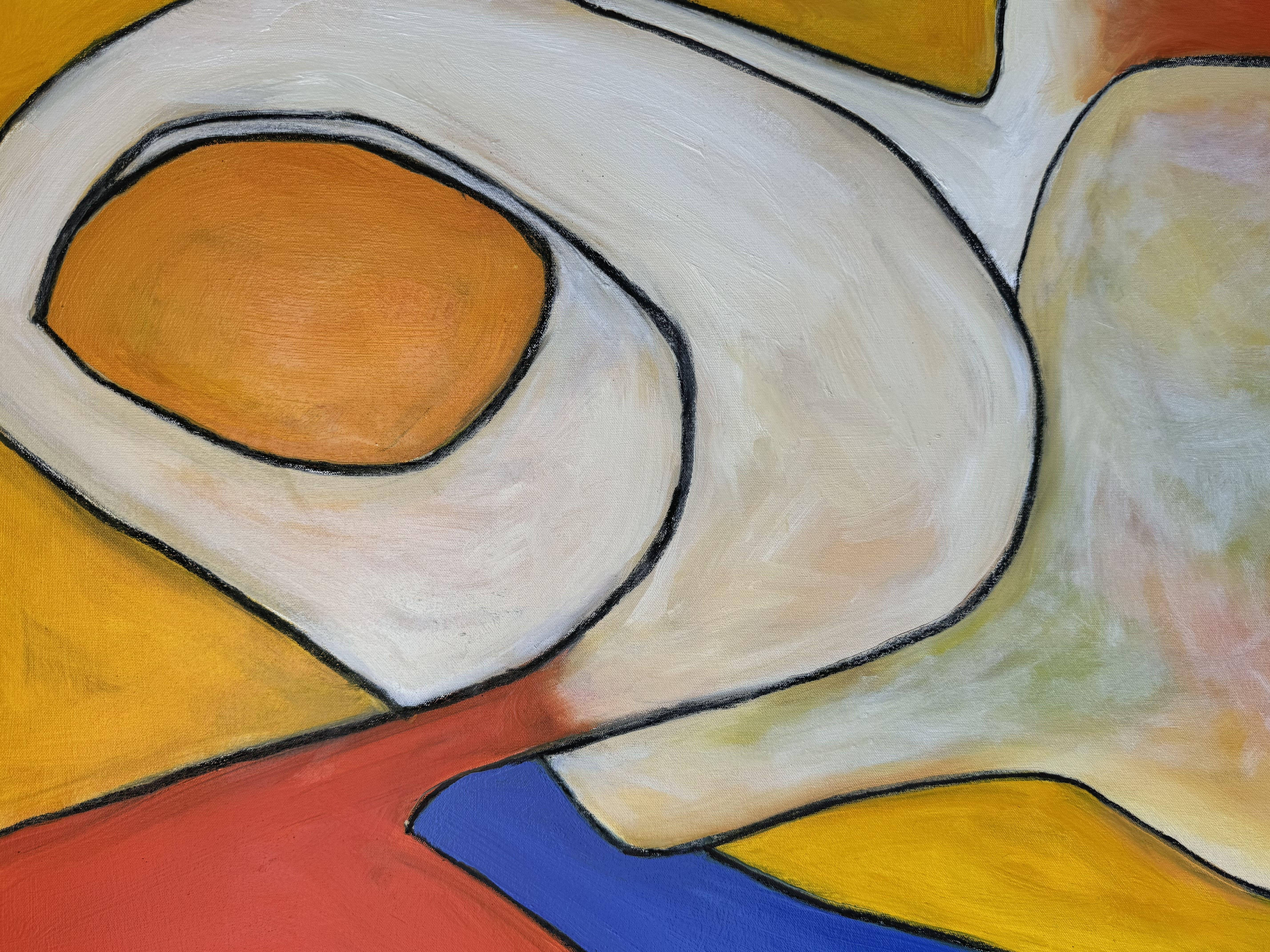 Architetto dell'Universo, Pittura, Olio su tela - Painting Astratto di Steven Miller