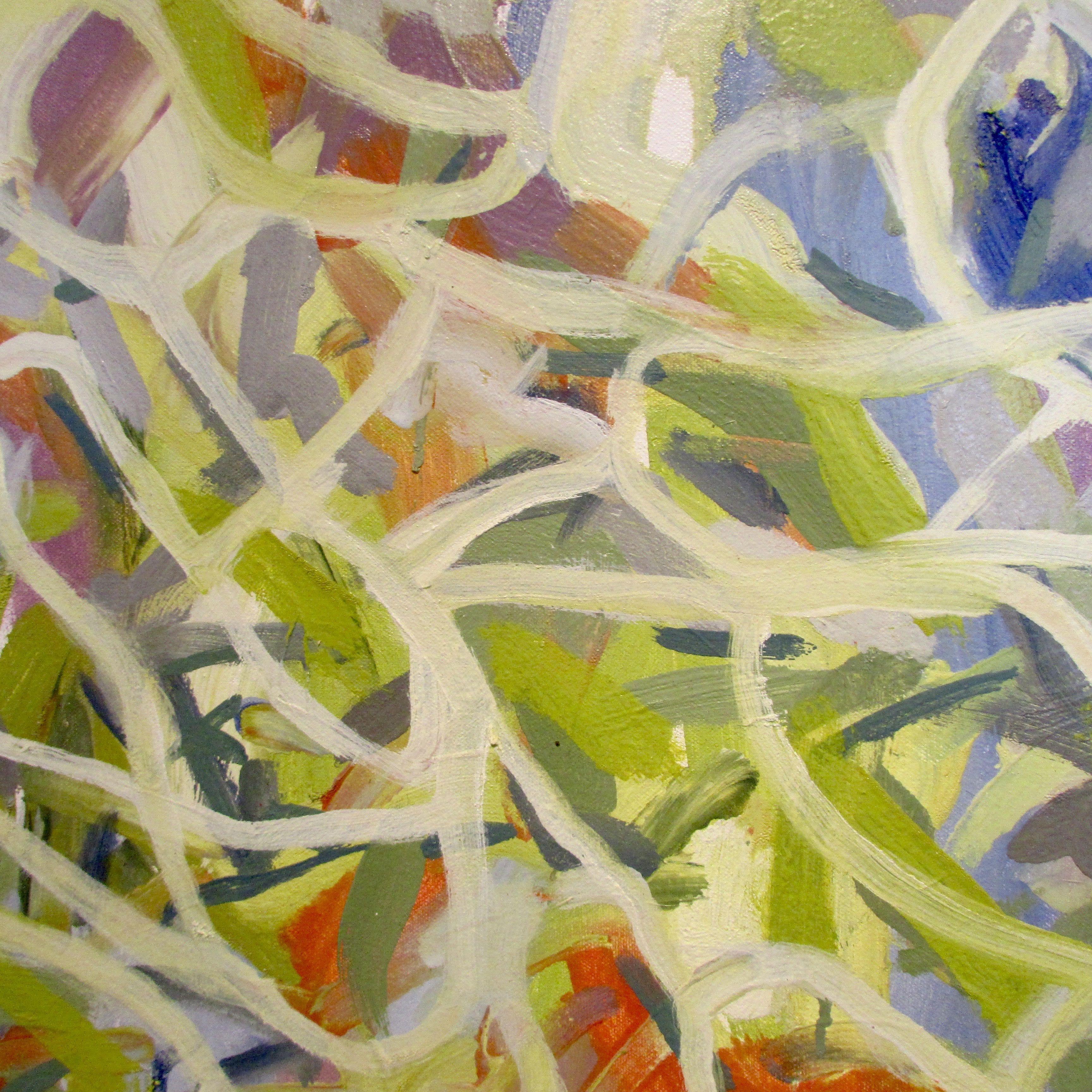 Beyond the Green, Painting, Oil on Canvas For Sale 1