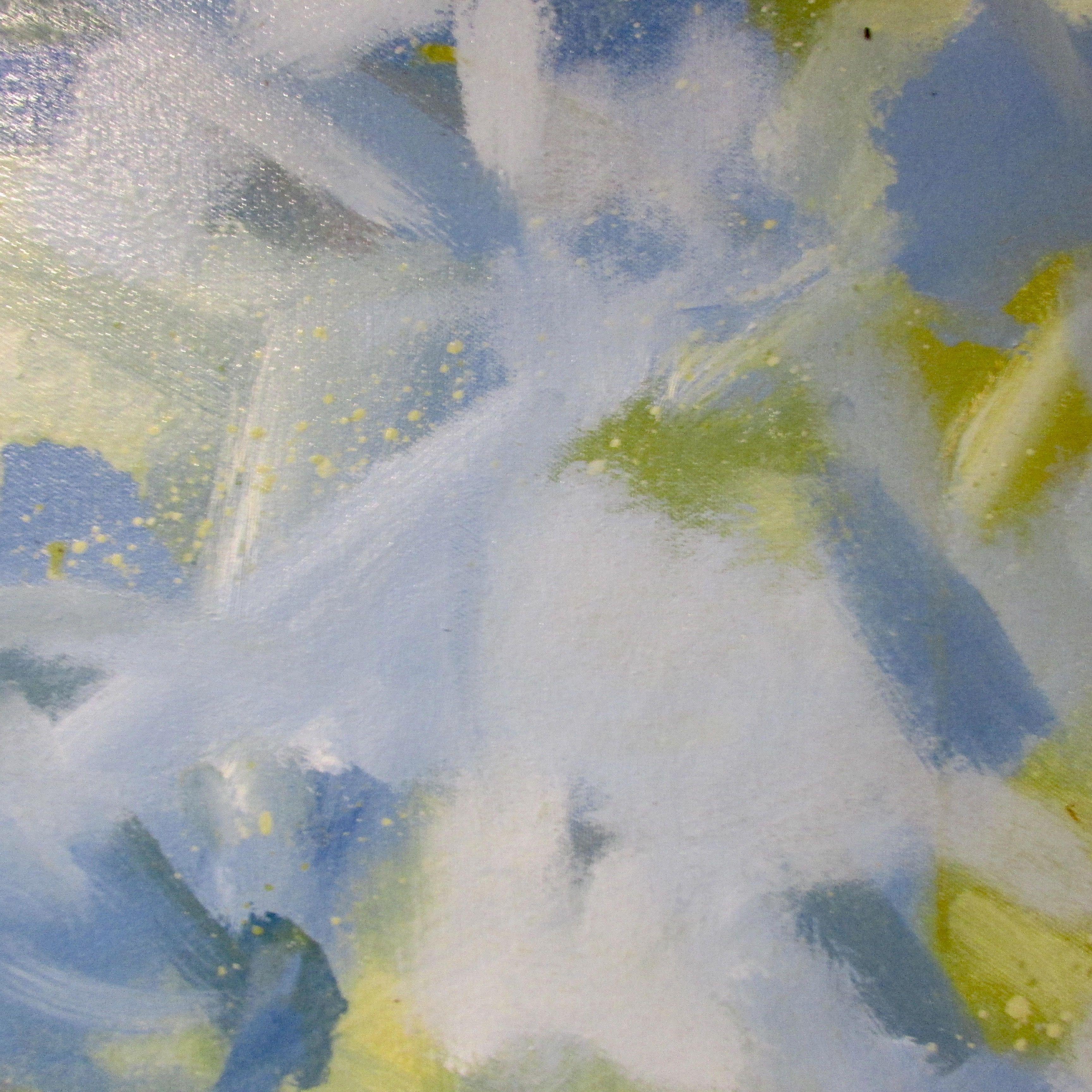 Big Sky 2, Pittura, Olio su tela - Painting Astratto di Steven Miller