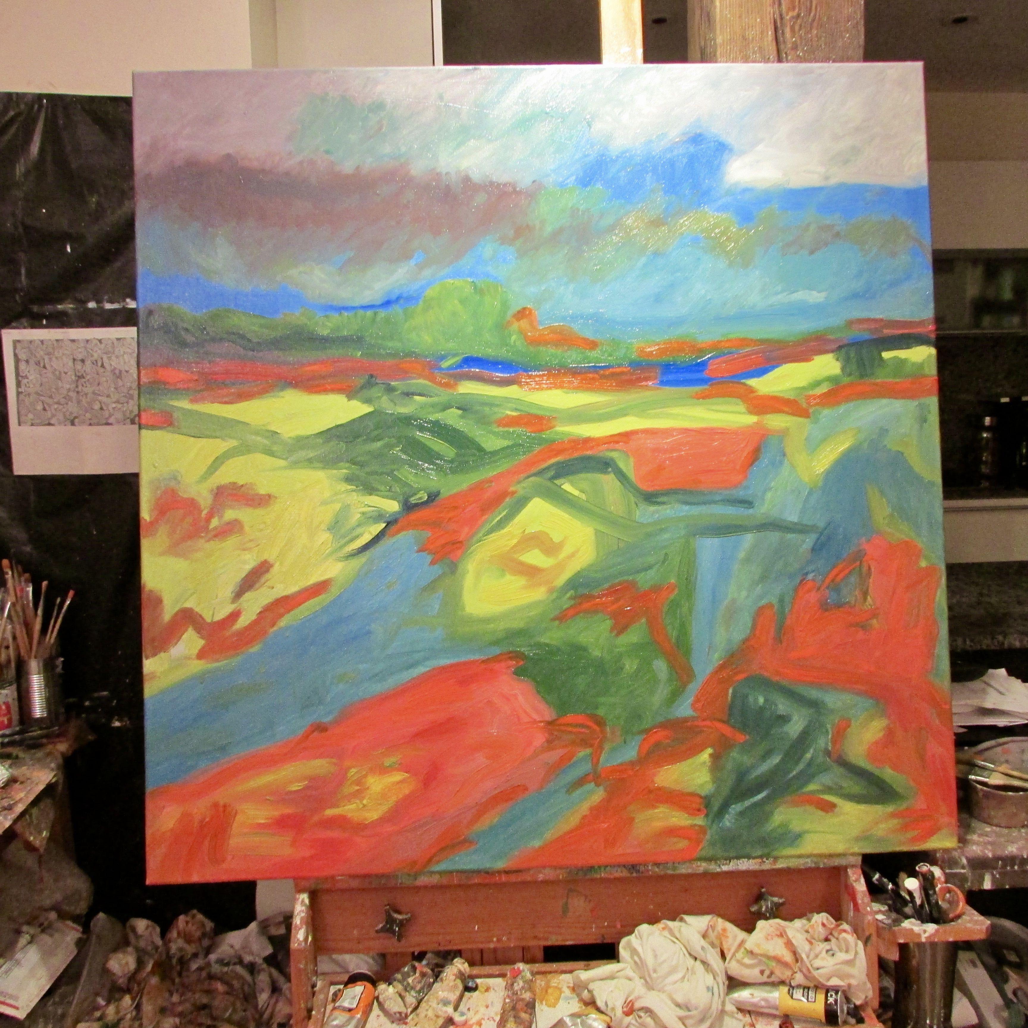 Color Field, Painting, Oil on Canvas 1